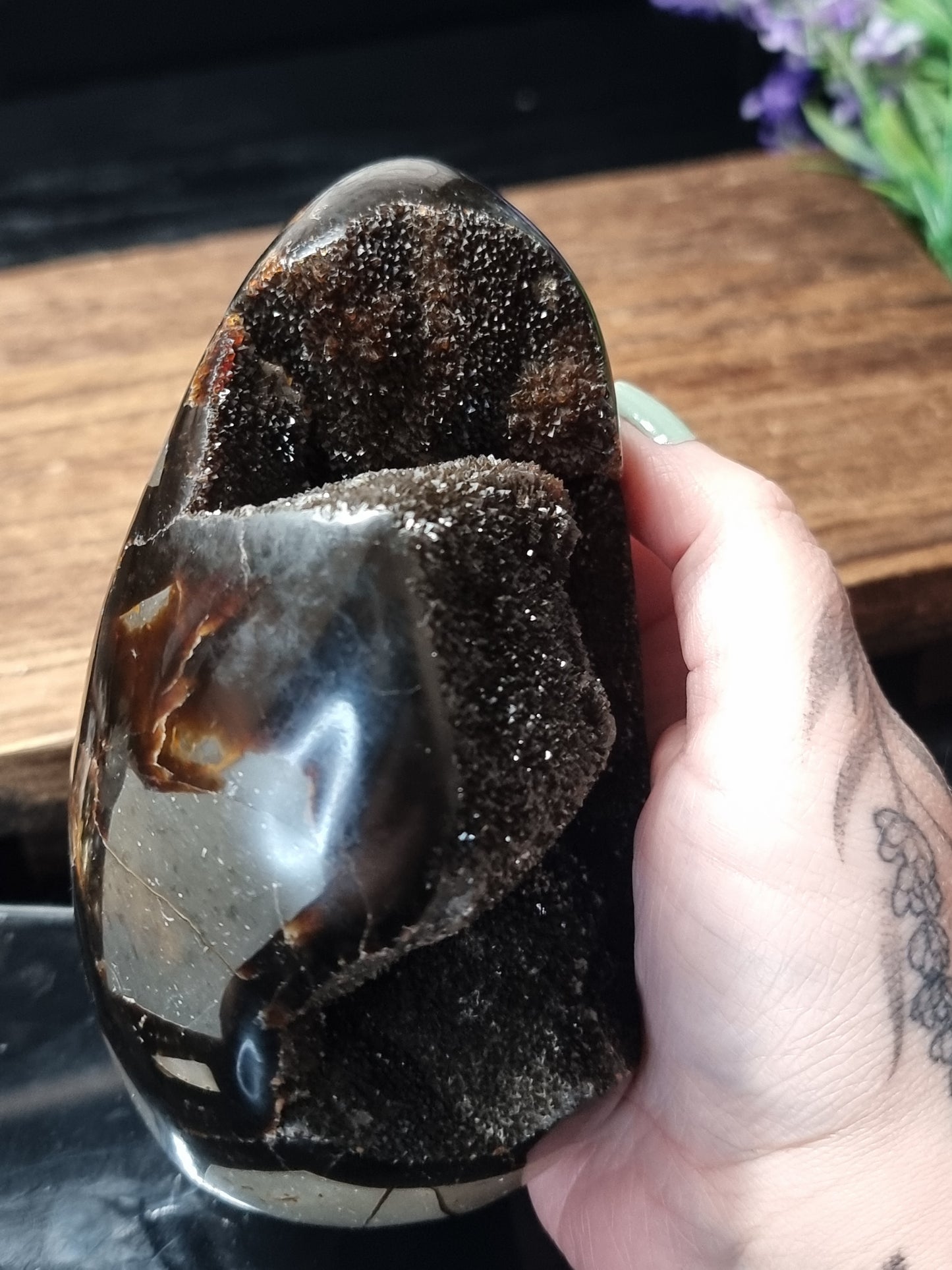 Druzy septarian freeform B