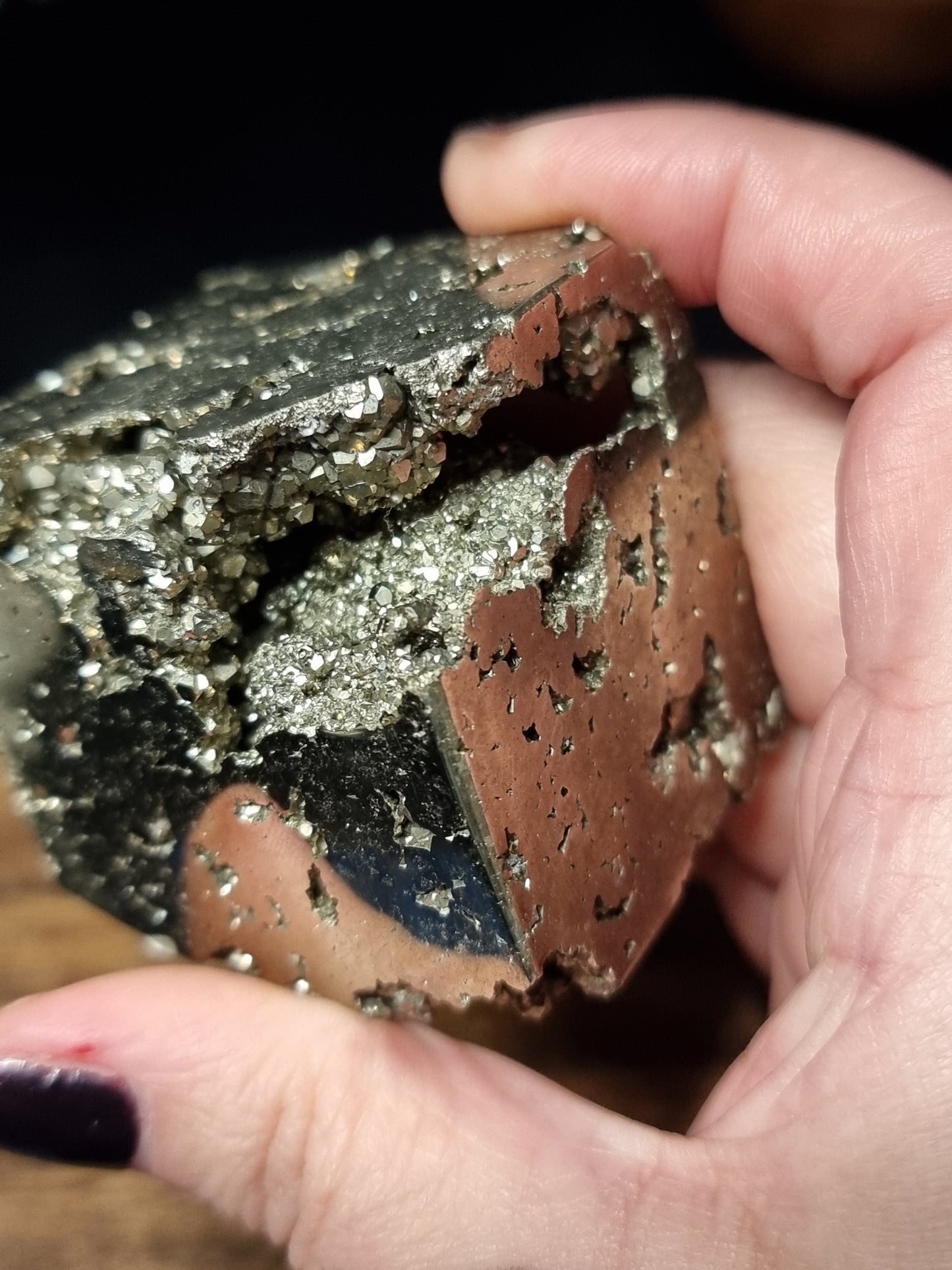 Peruvian pyrite cubes