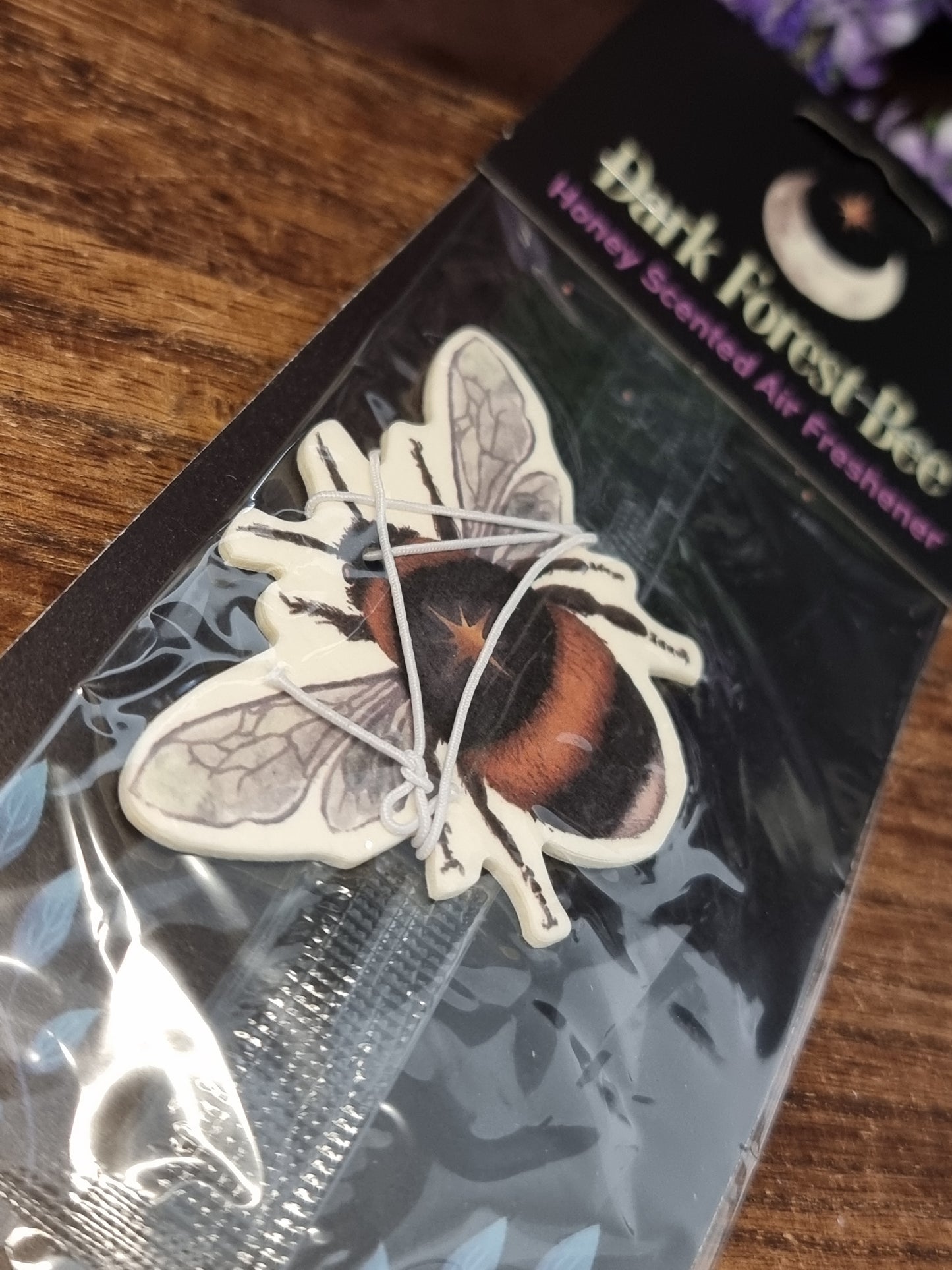 Dark forest bee air freshener