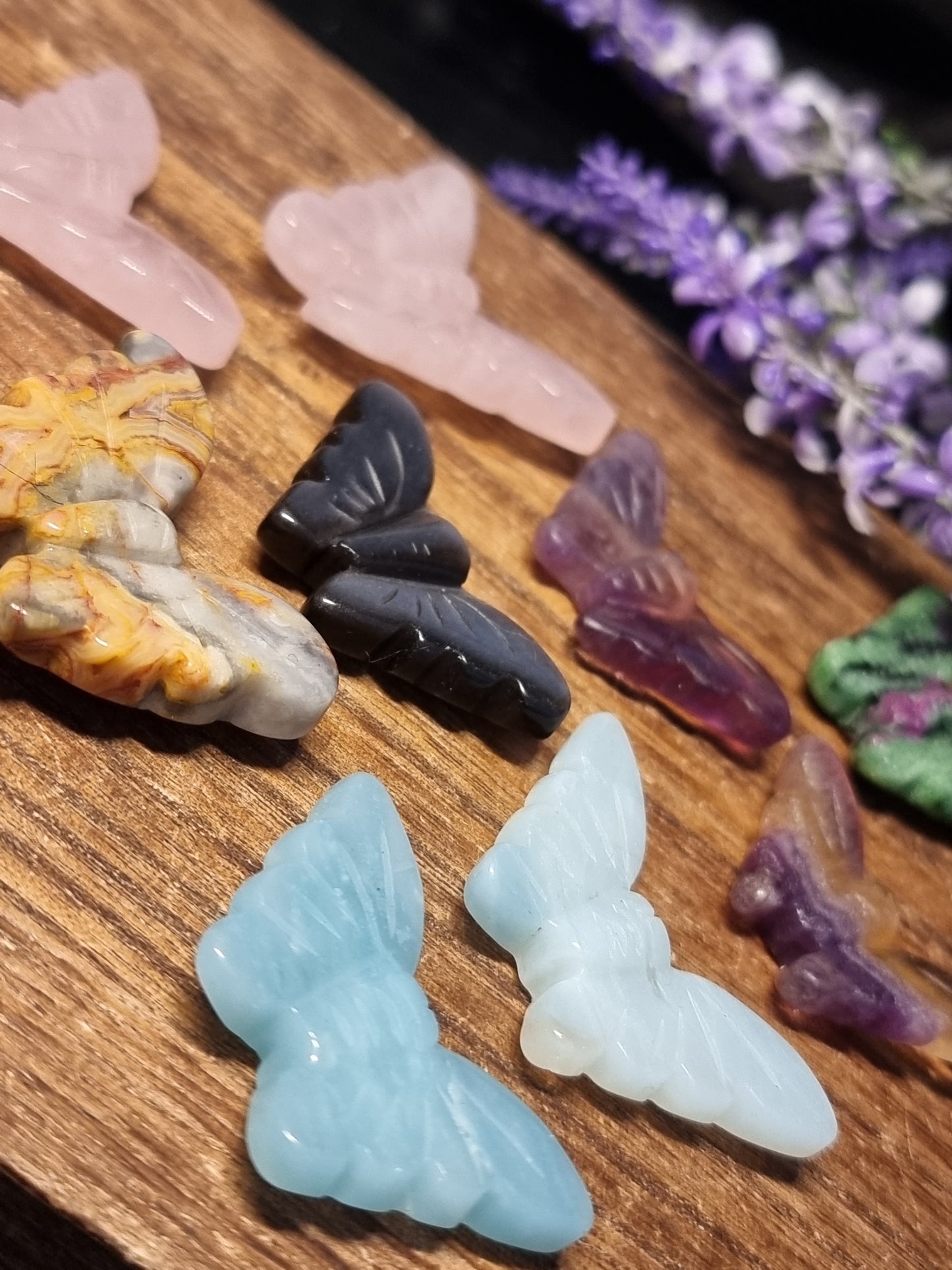 Butterfly carvings