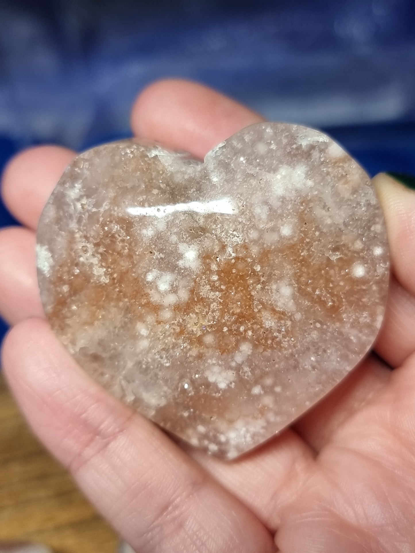 Pink amethyst hearts