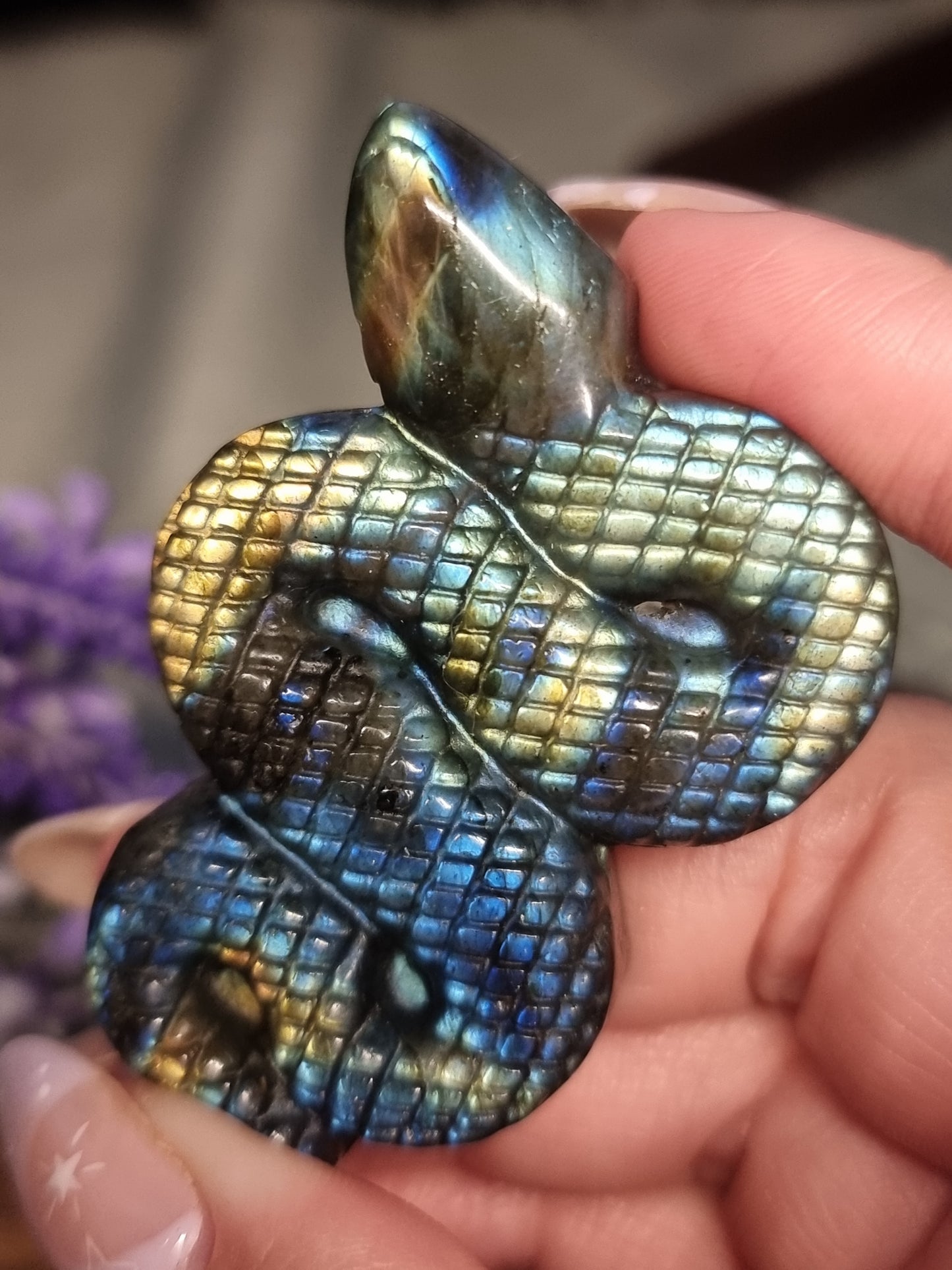 Labradorite snake