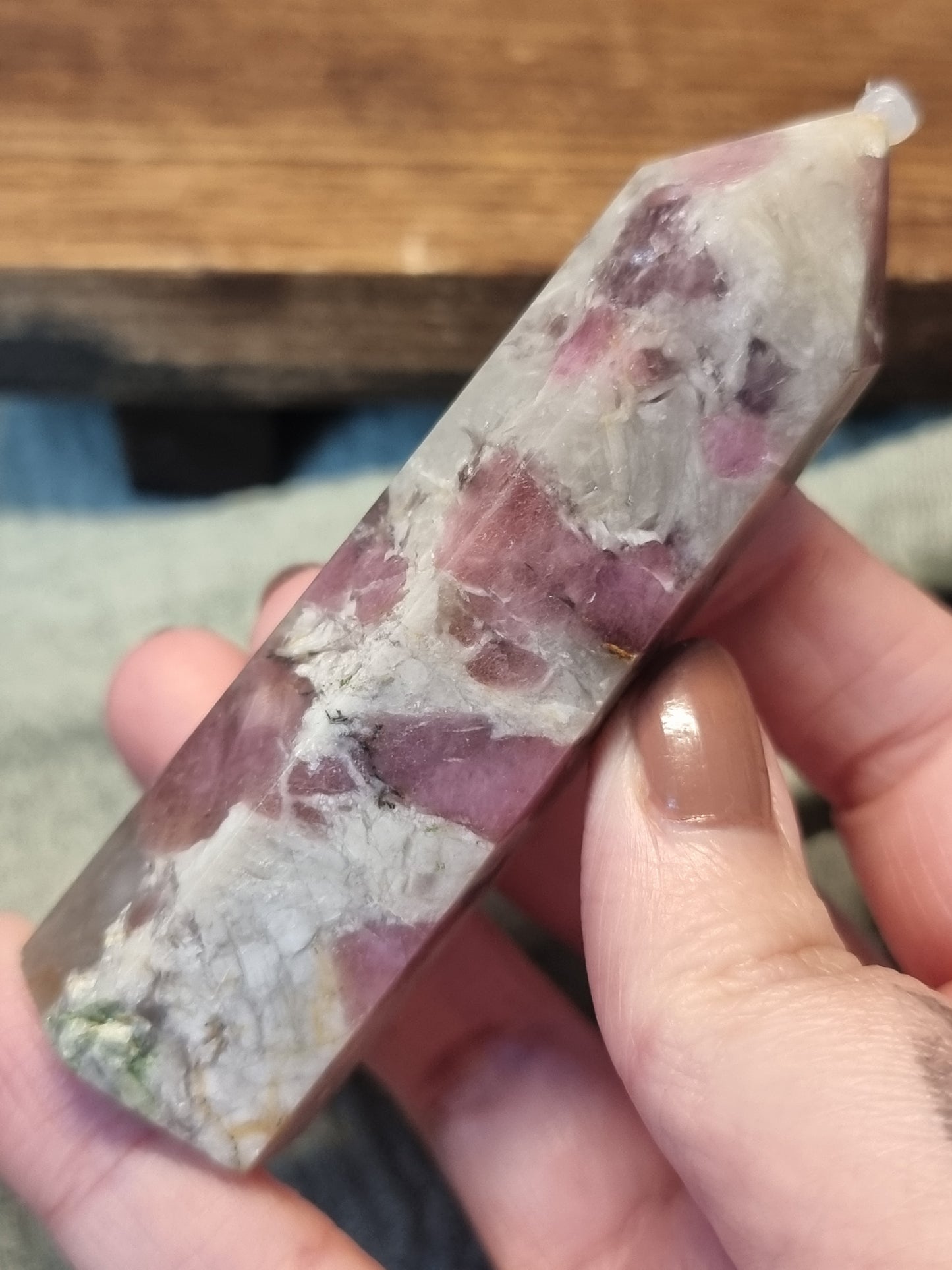 Pink tourmaline in Albite towers