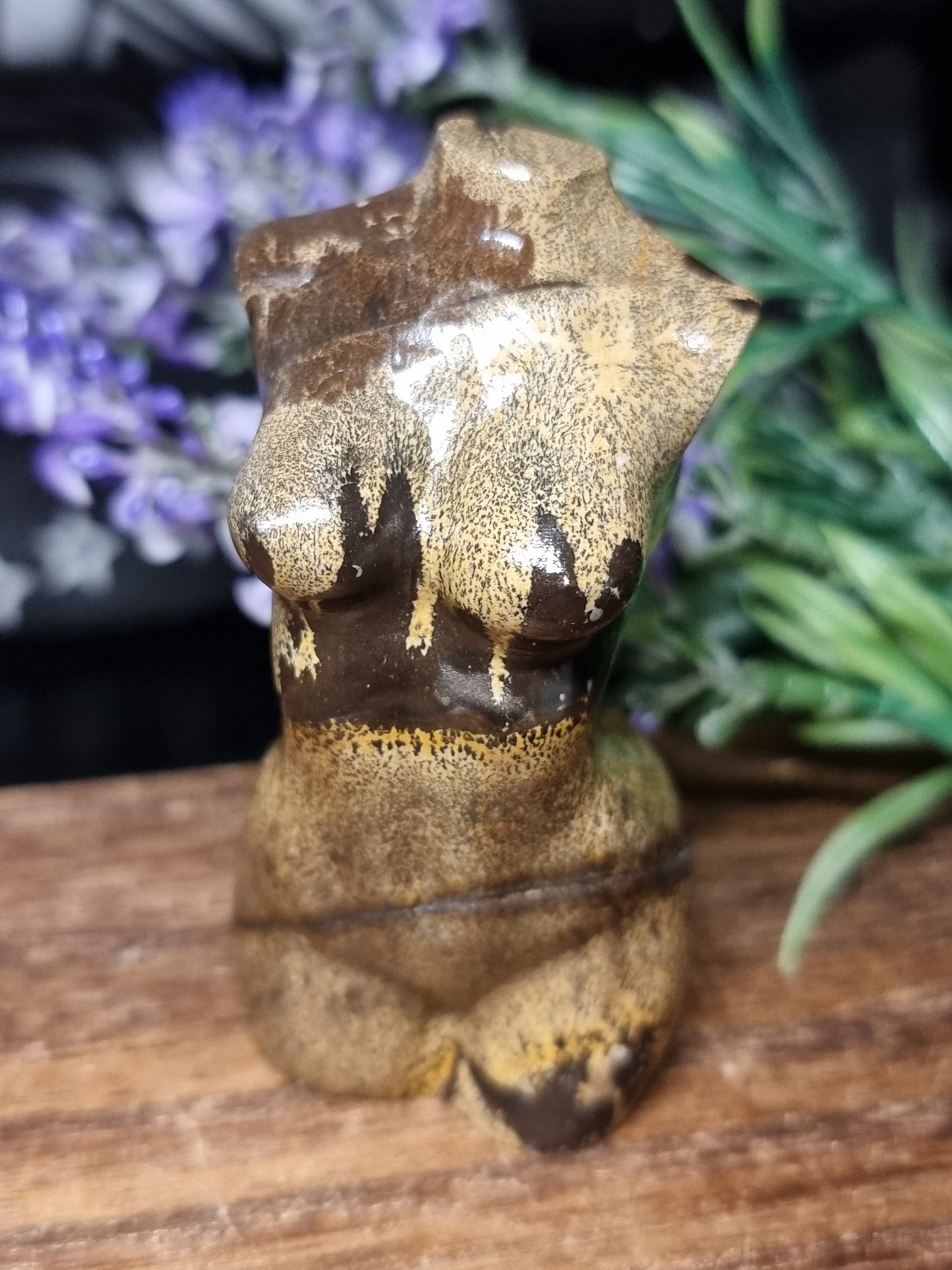 Picture jasper body carving