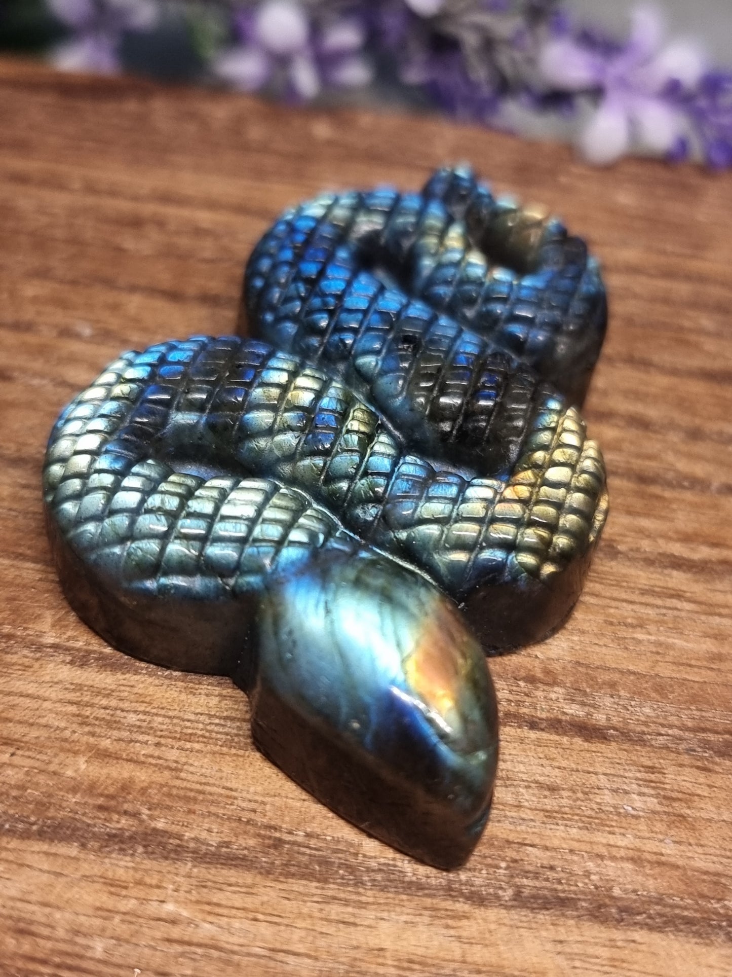 Labradorite snake