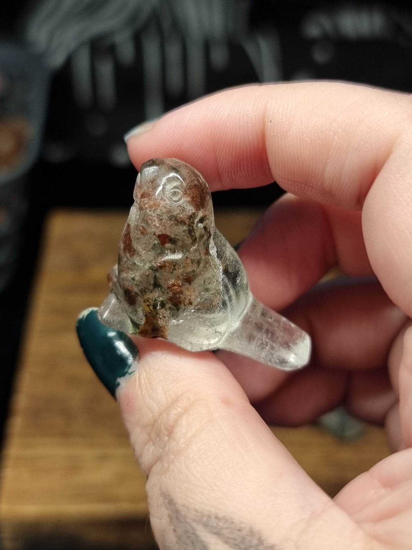 Garden quartz carvings