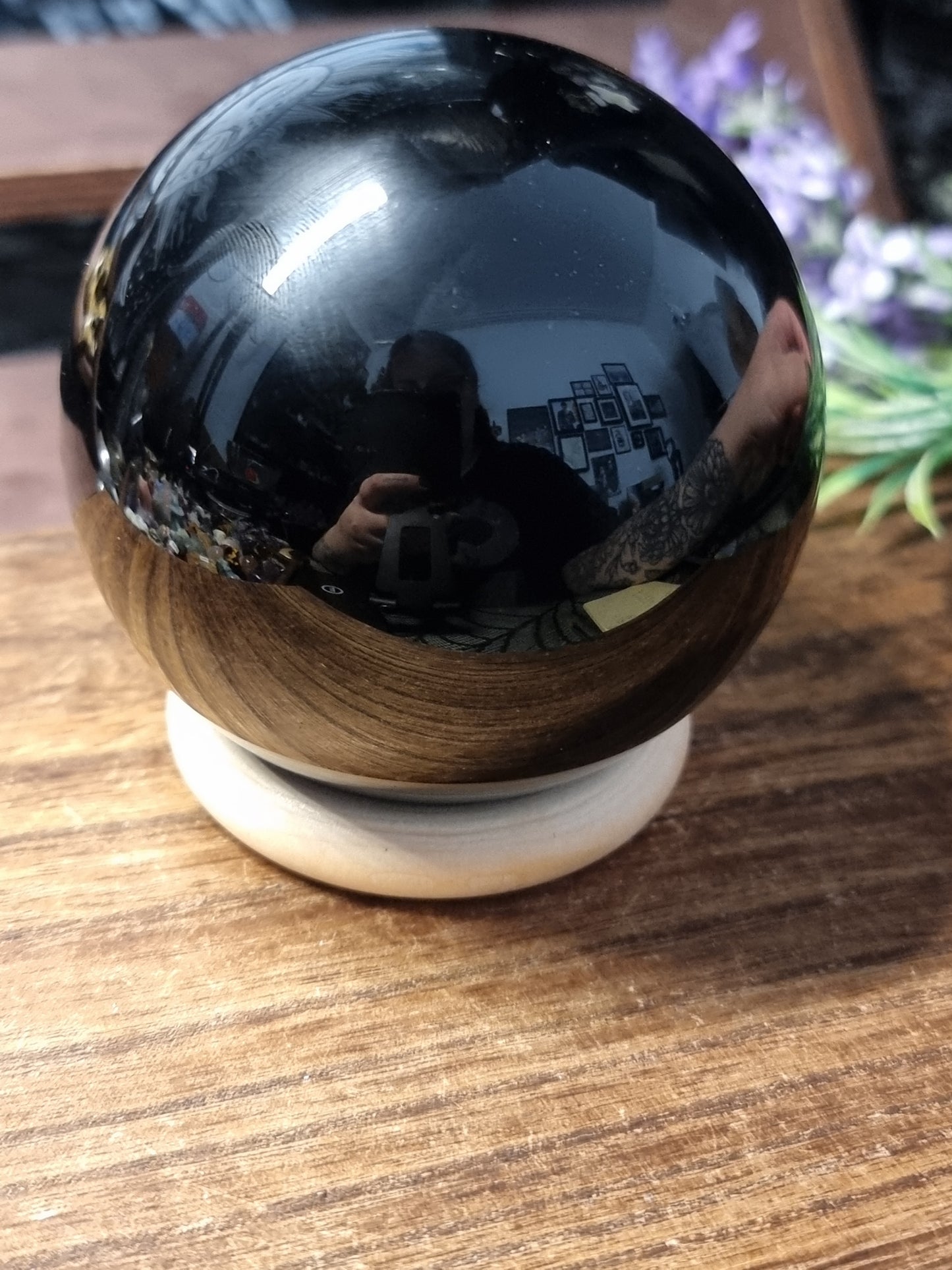 Obsidian sphere