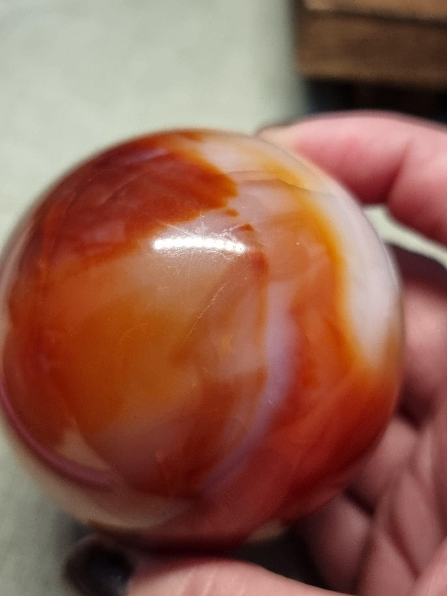 Carnelian spheres