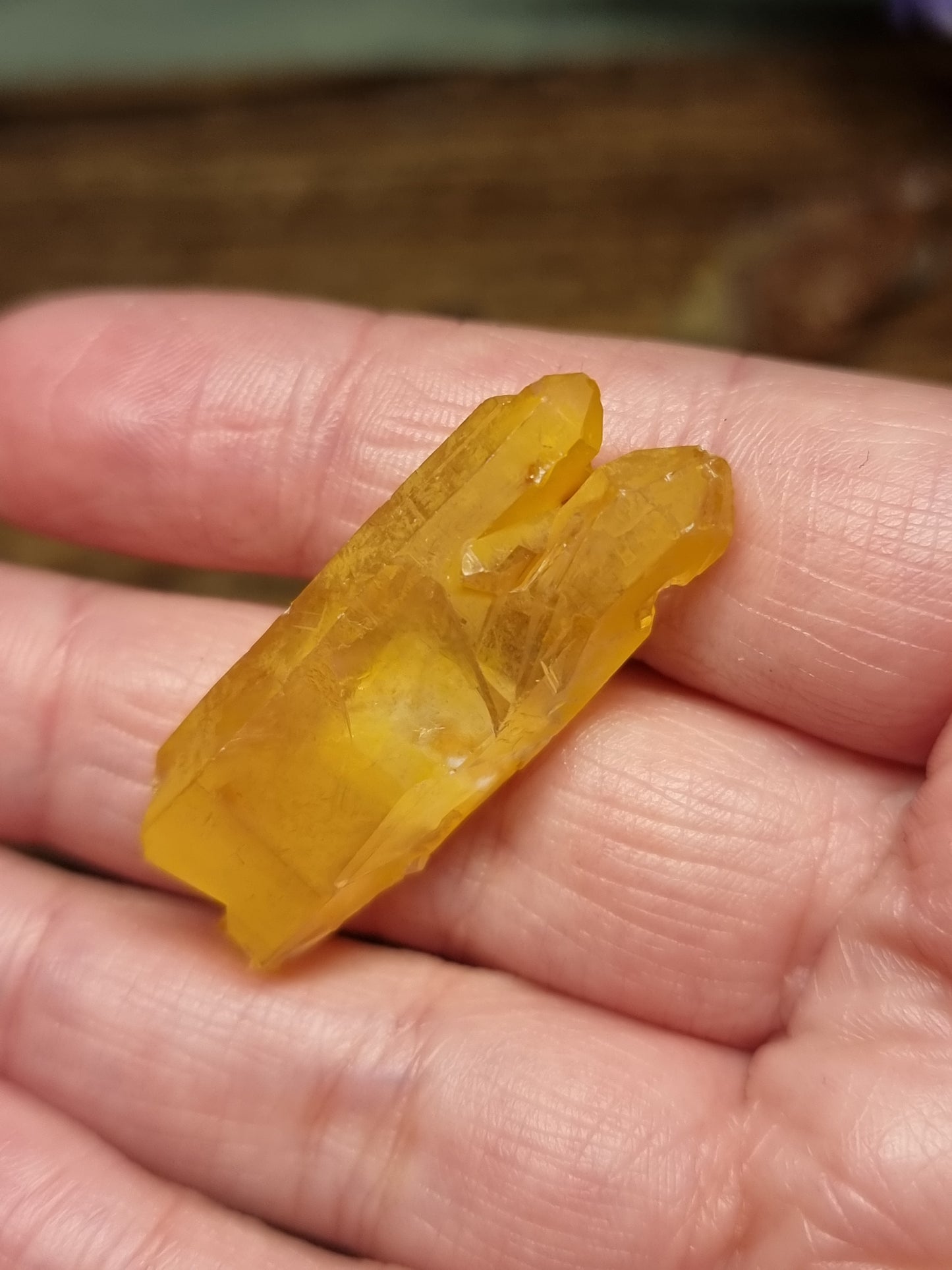 Tangerine quartz points