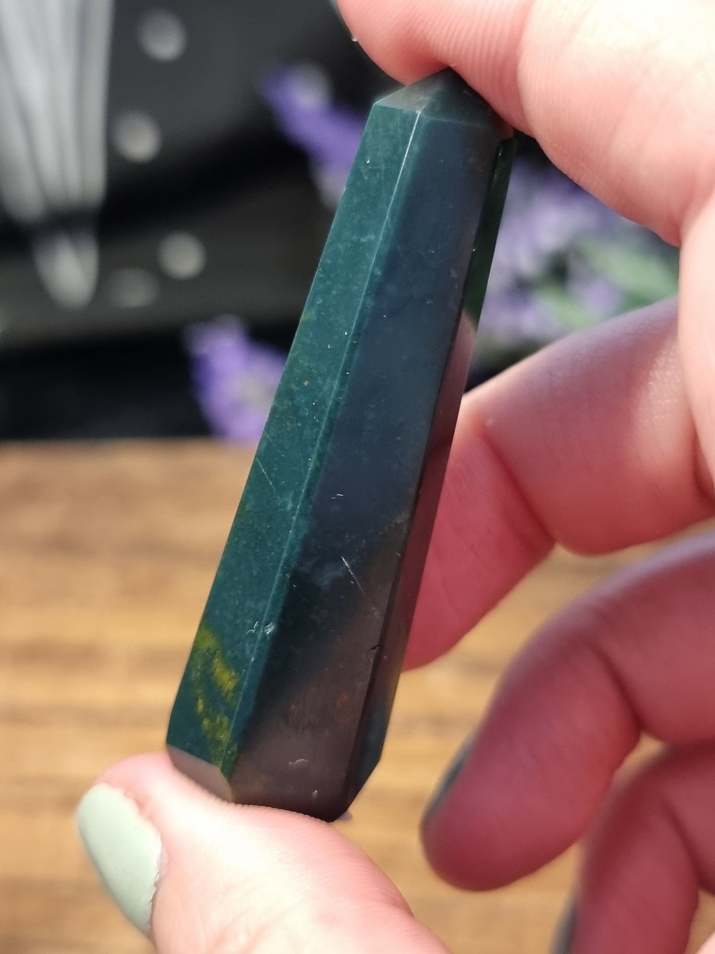 Indian bloodstone points