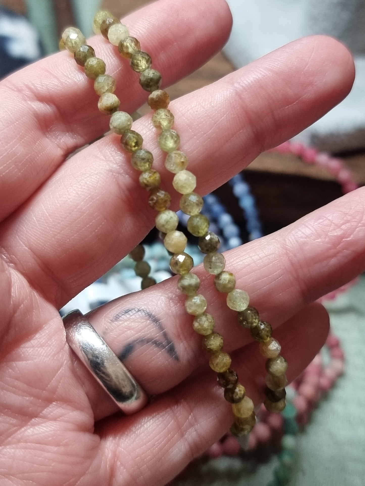 4mm faceted bracelets - high grade