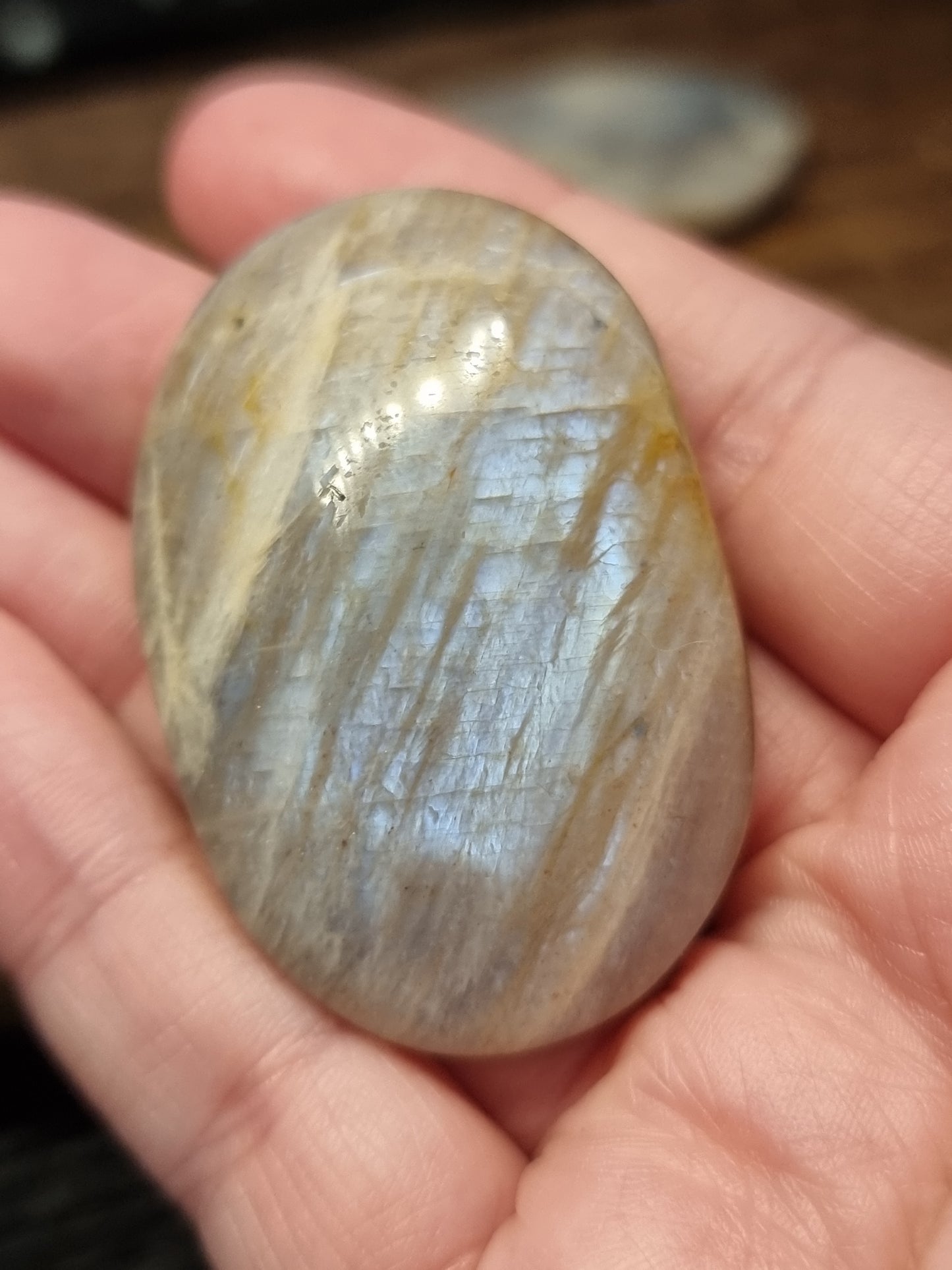 Moonstone palmstone