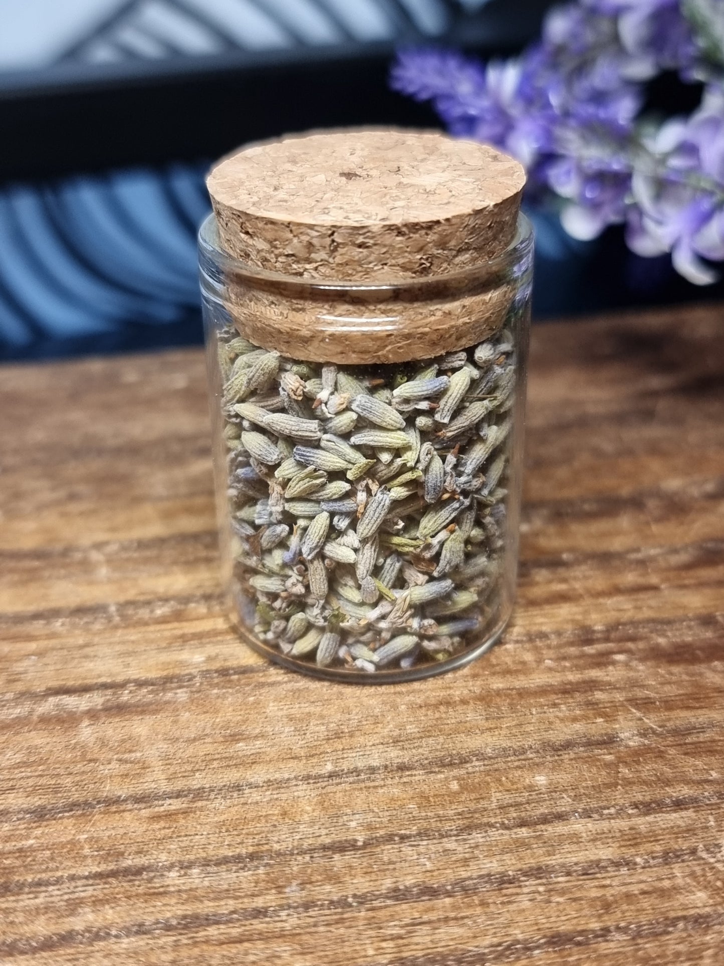 Small lavender jar