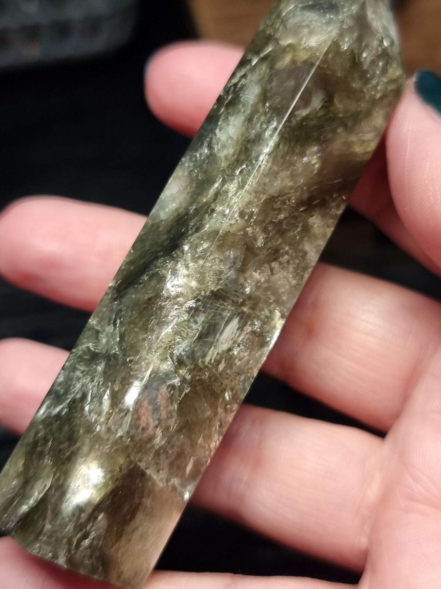 Green mica towers