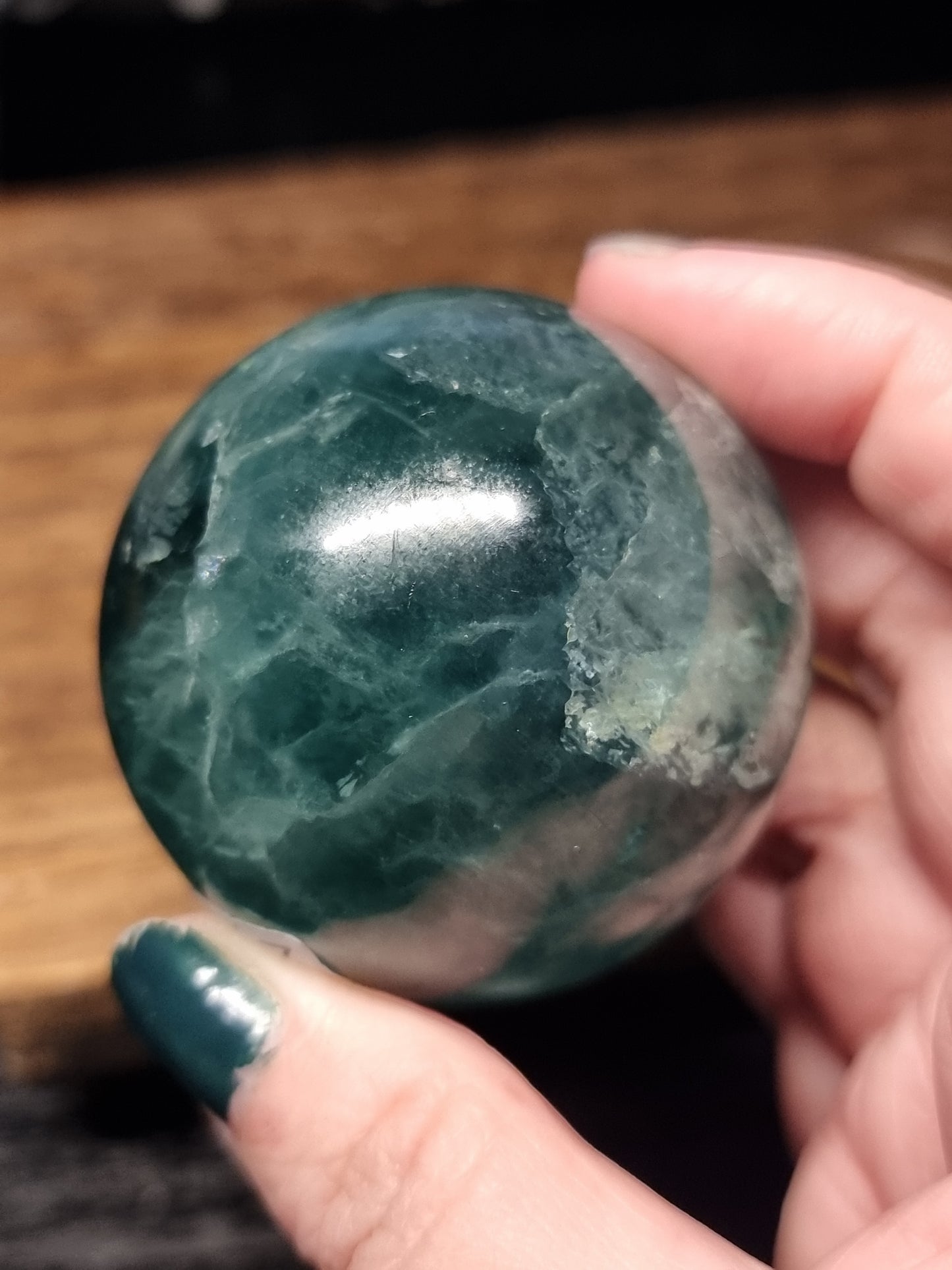 Fluorite sphere