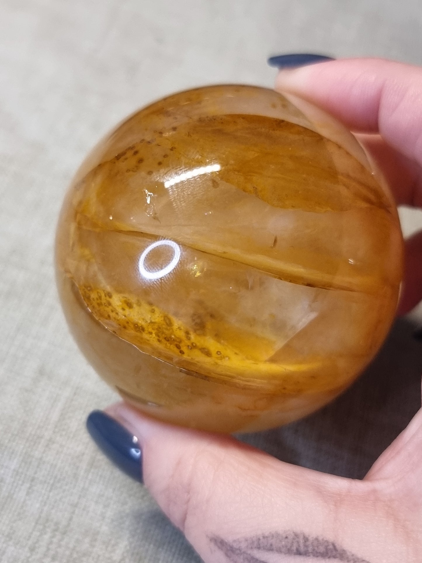 Golden healer spheres