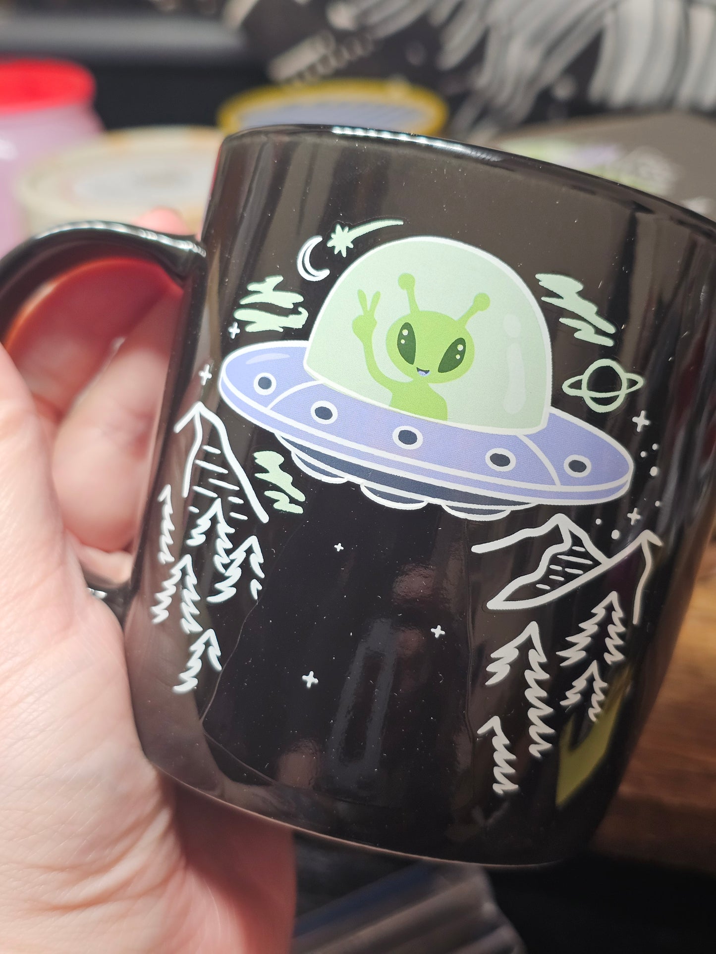 Done with Earth heat change mug