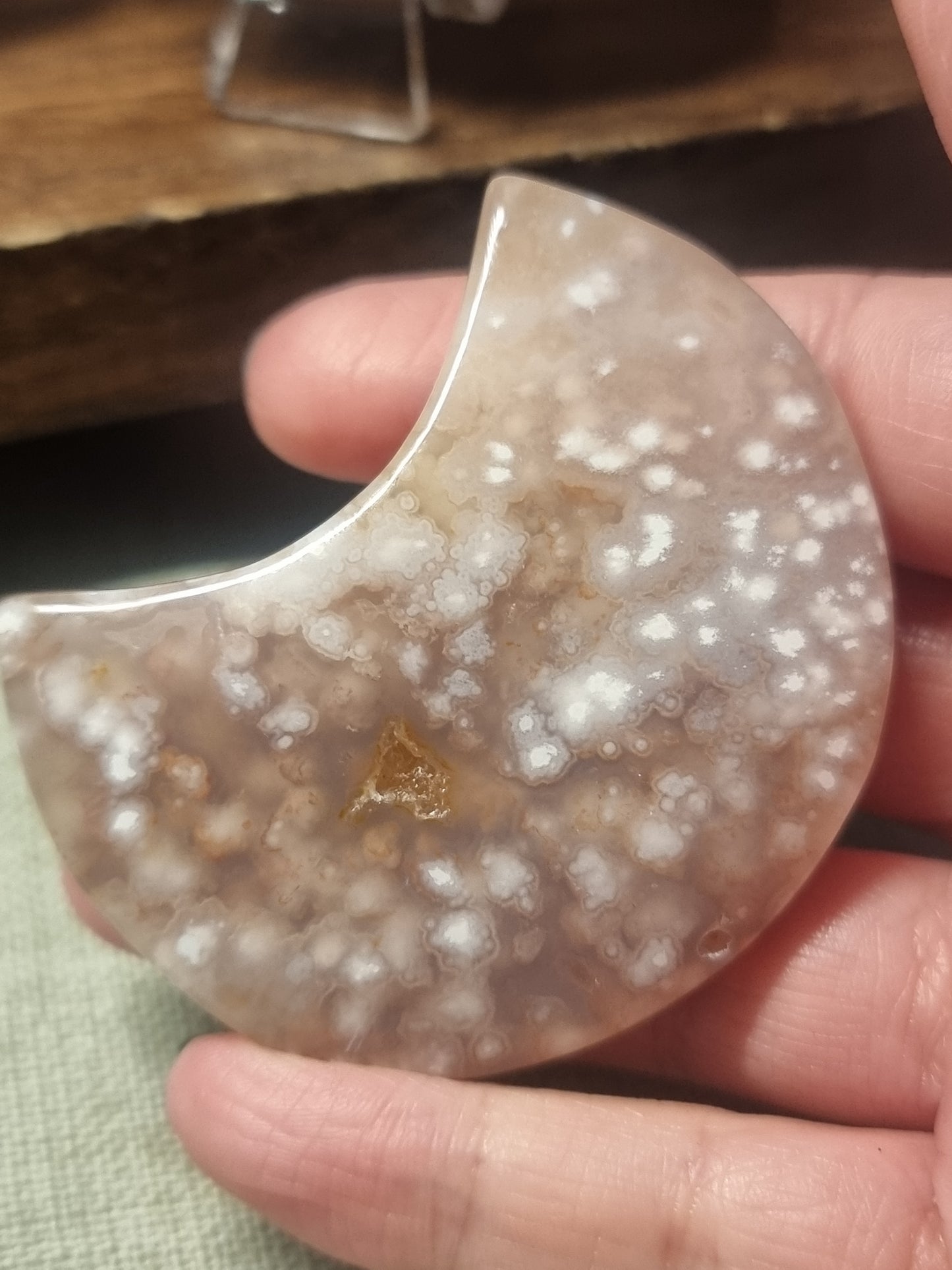 Pink amethyst moons