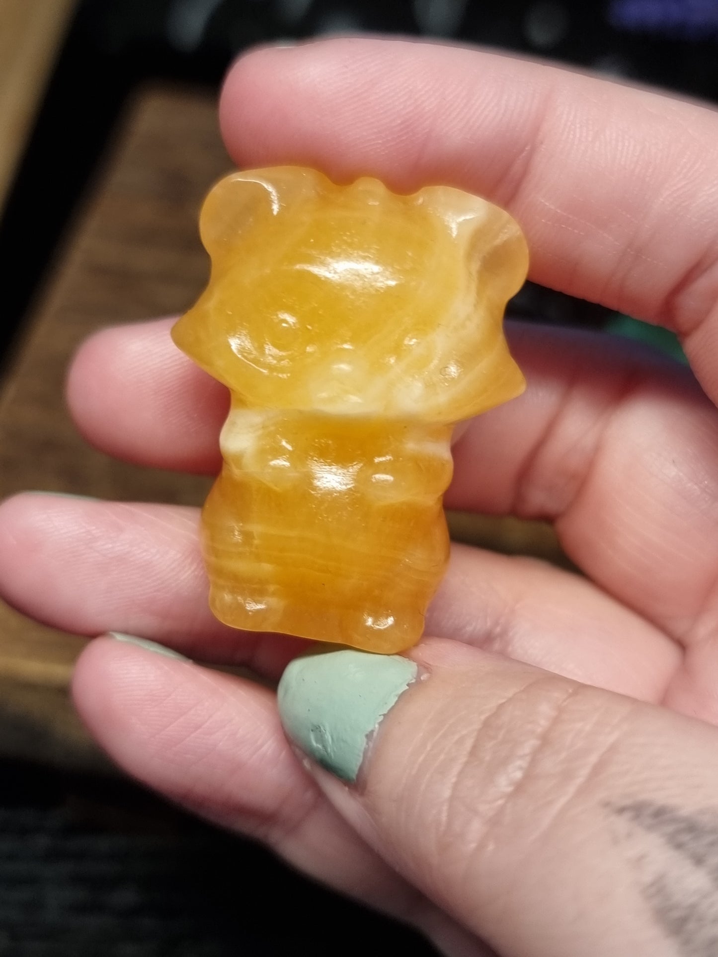 Raccoon carvings