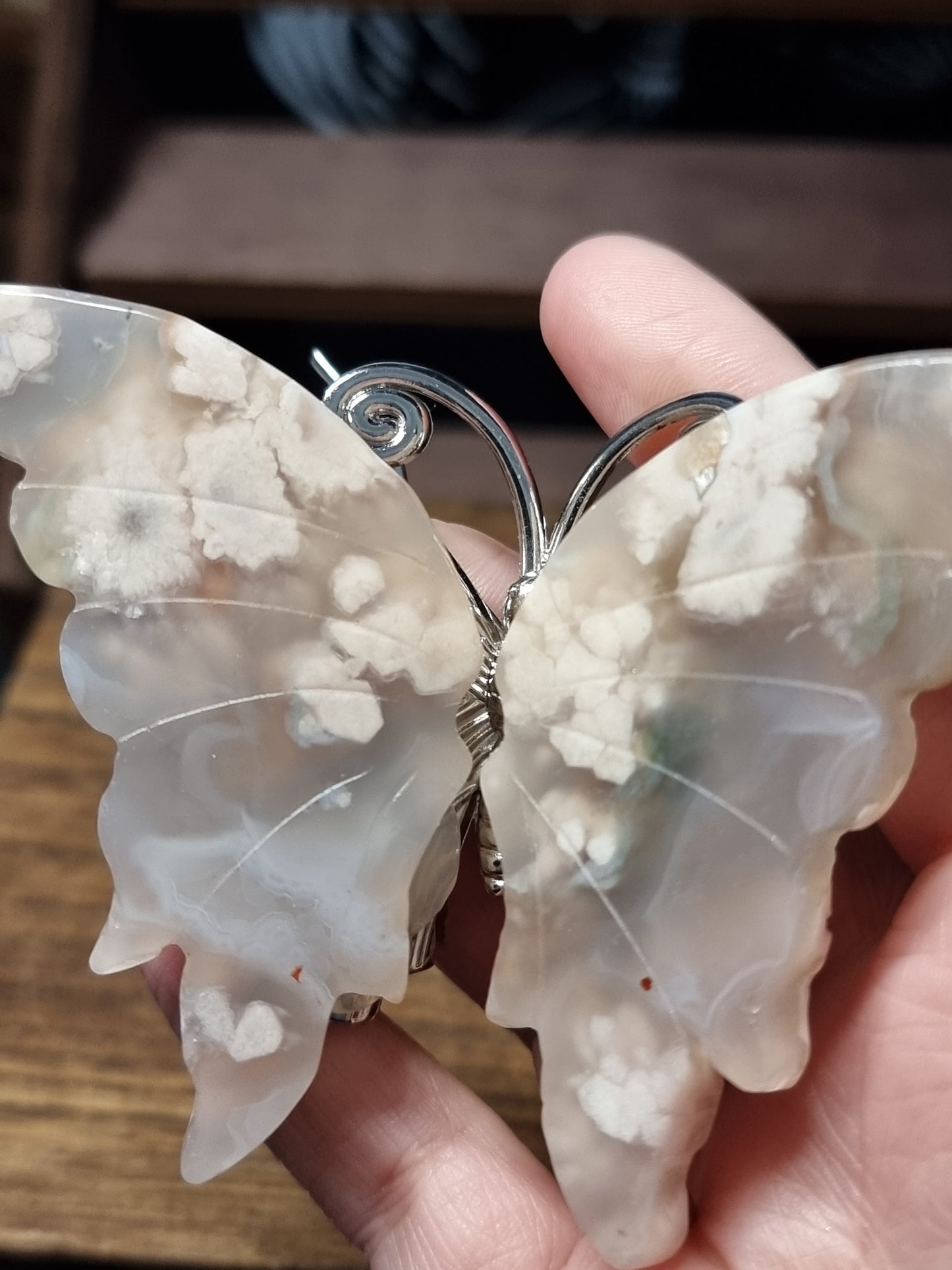 Flower agate butterfly