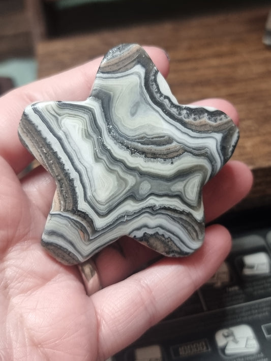 Dendritic calcite stars