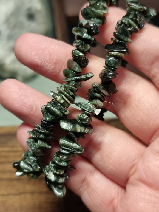 Seraphinite jewellery