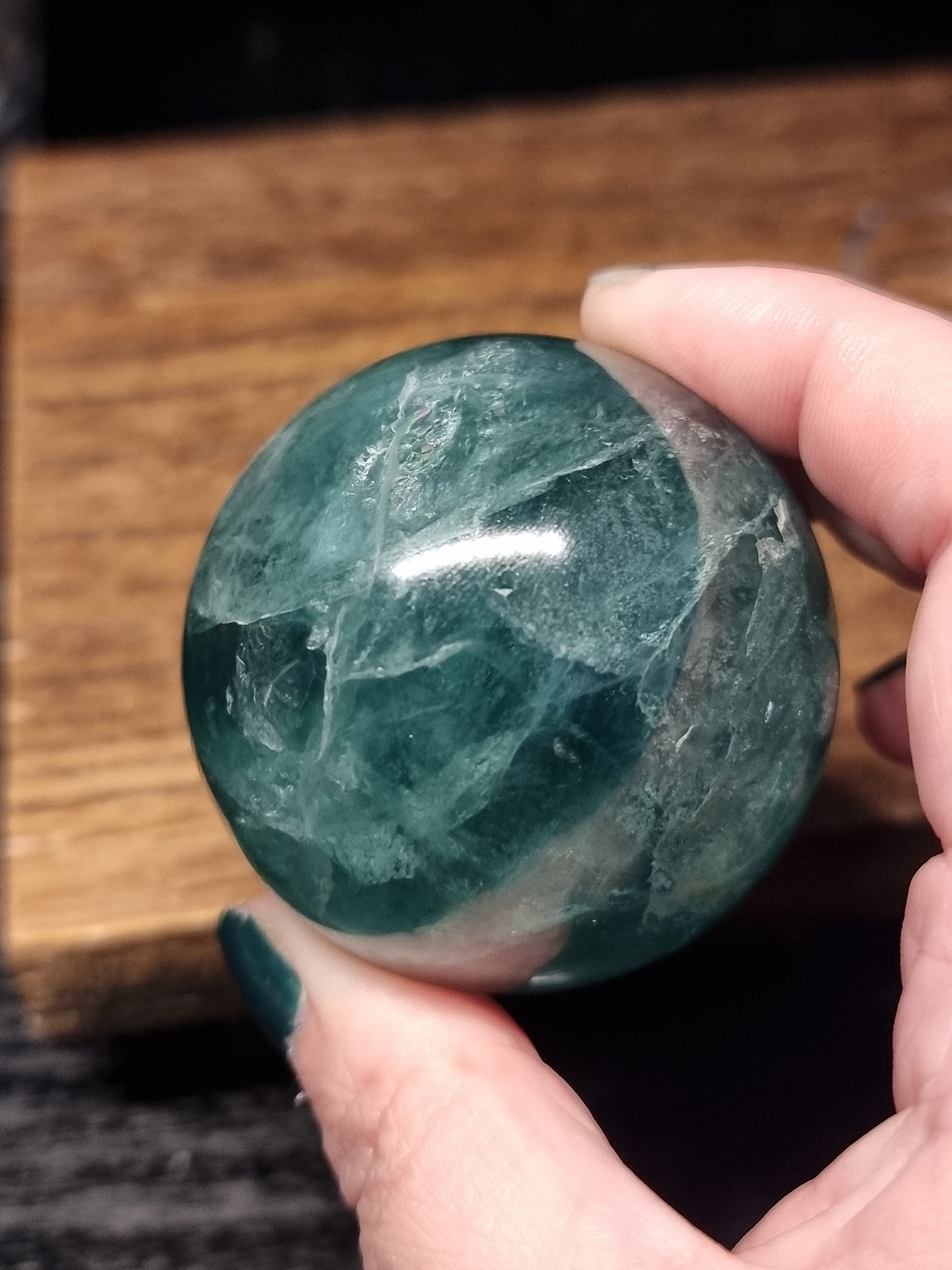 Fluorite sphere