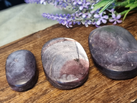 Purple mica palmstones