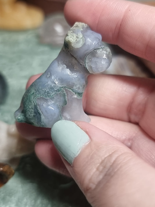 Moss agate dogs