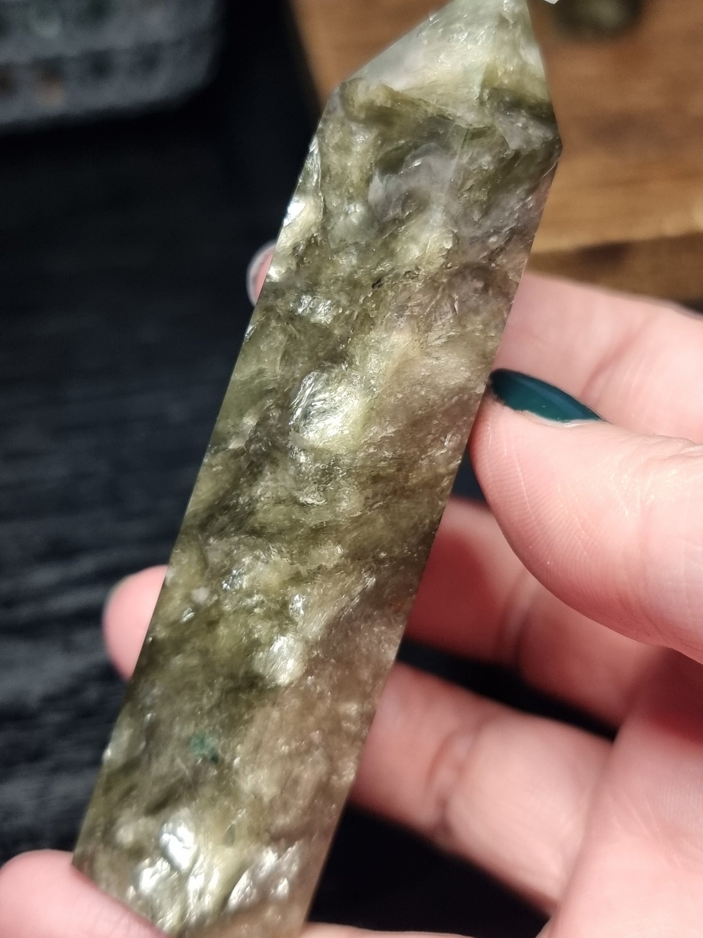 Green mica towers