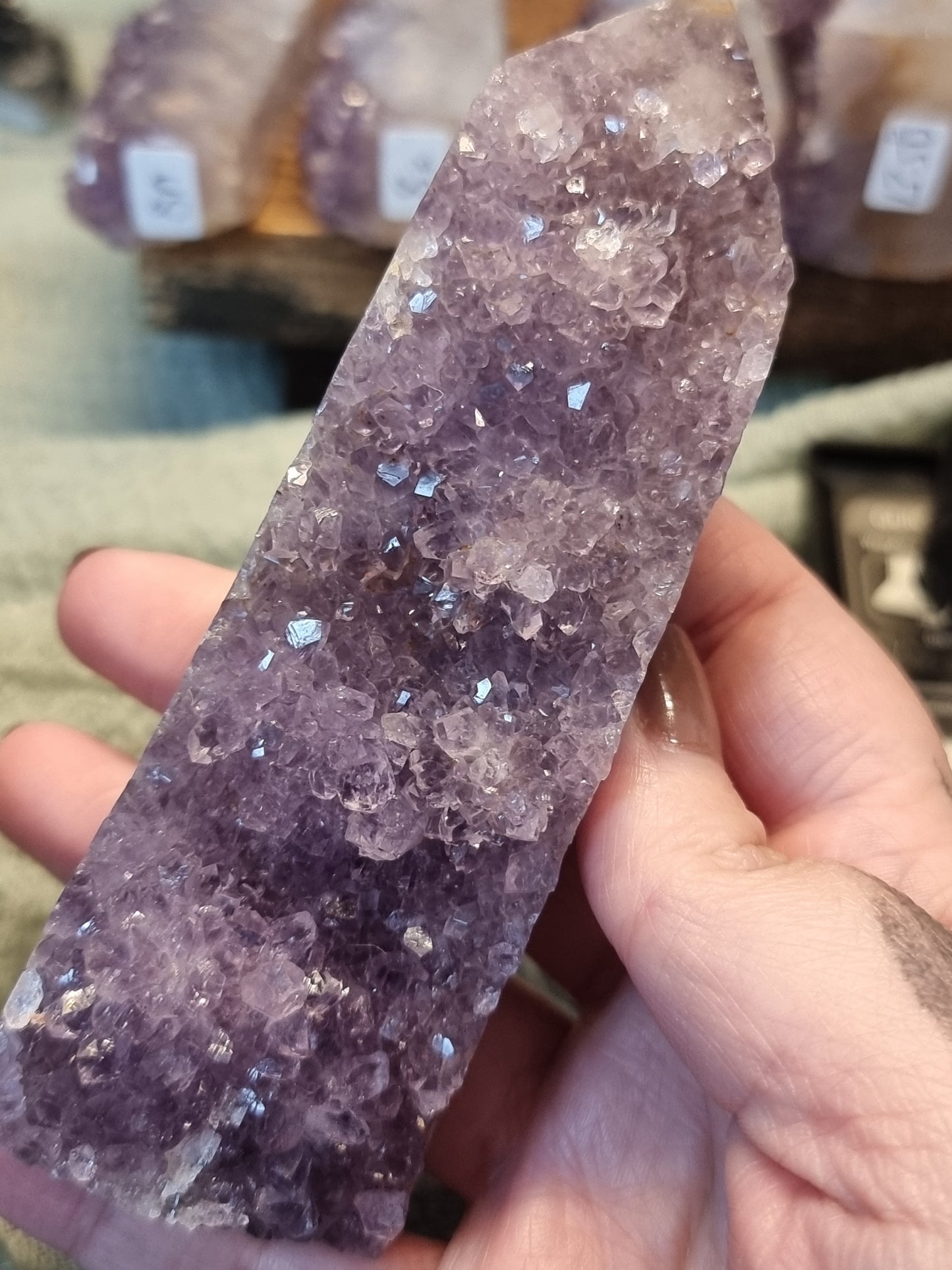 Amethyst druzy towers