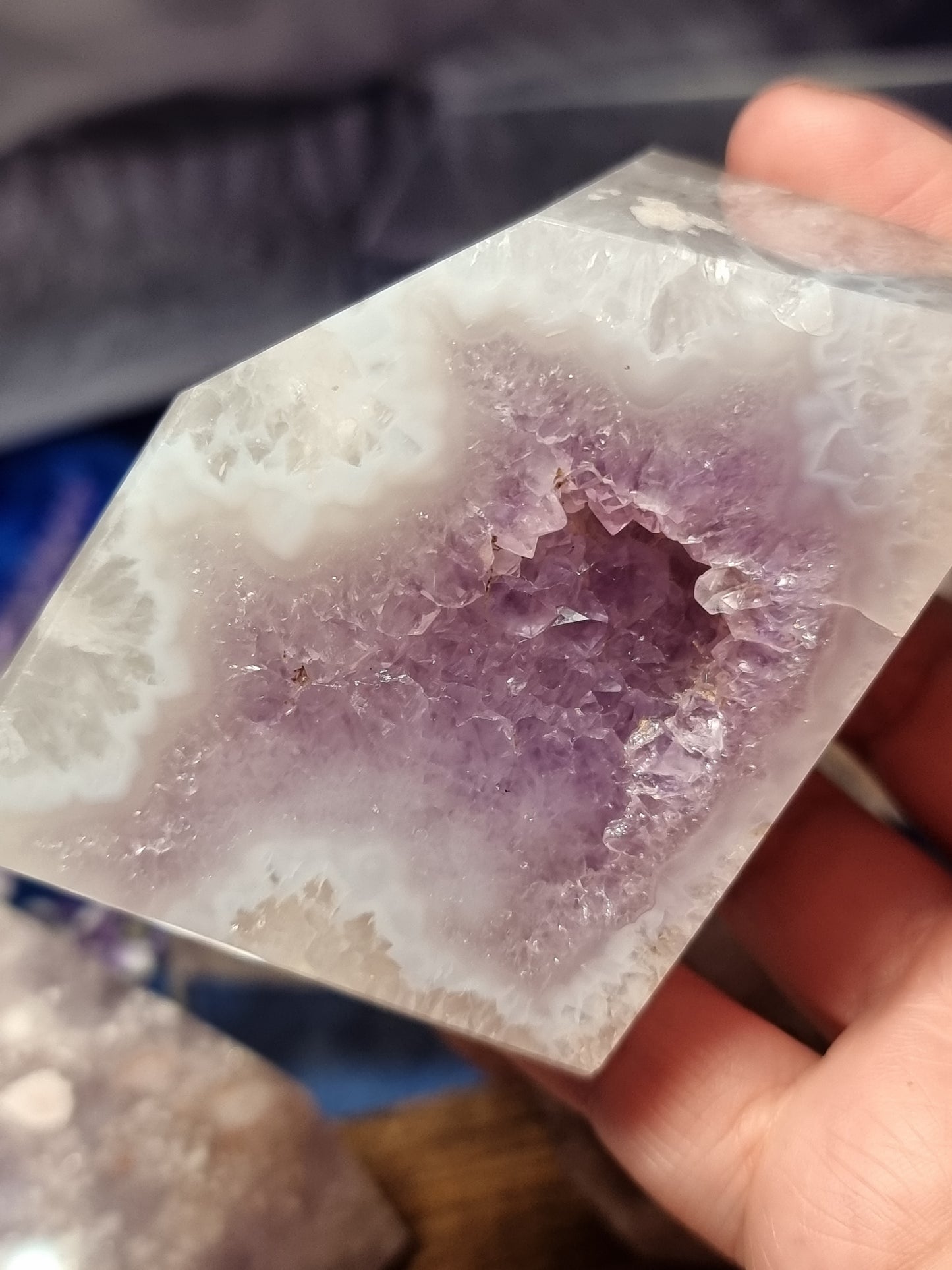 Pink amethyst freeforms