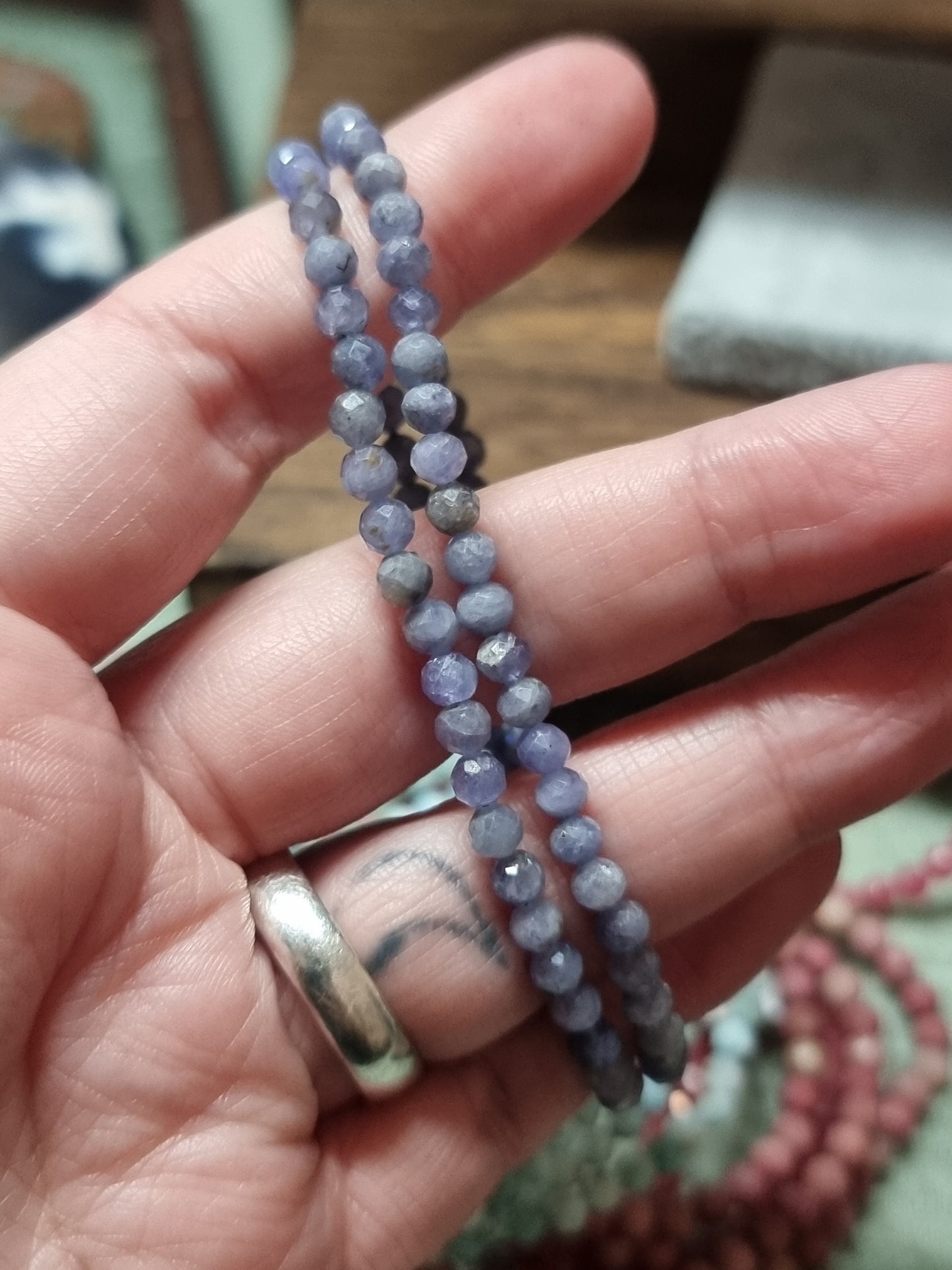 4mm faceted bracelets - high grade
