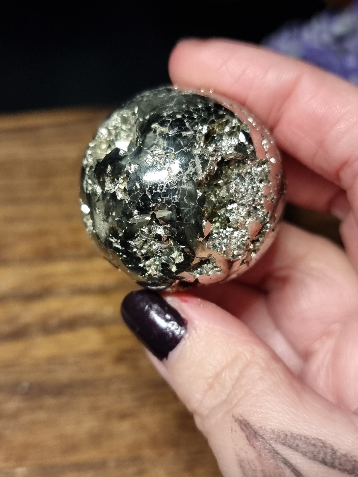Peruvian pyrite spheres