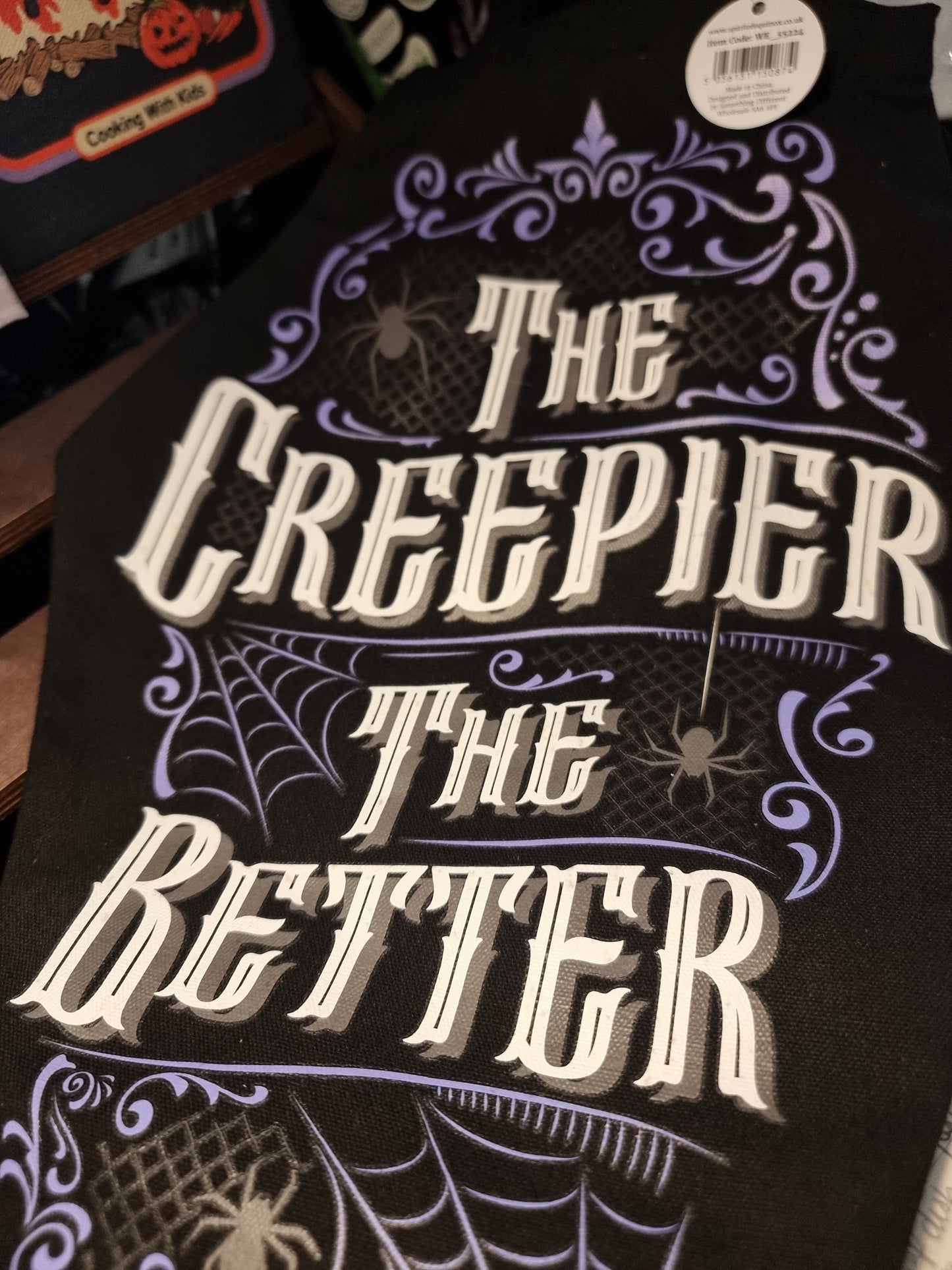 The creepier the better coffin tote bag