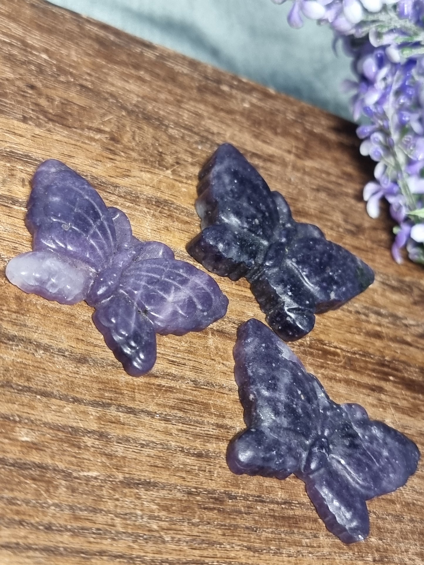 Lepidolite butterflies
