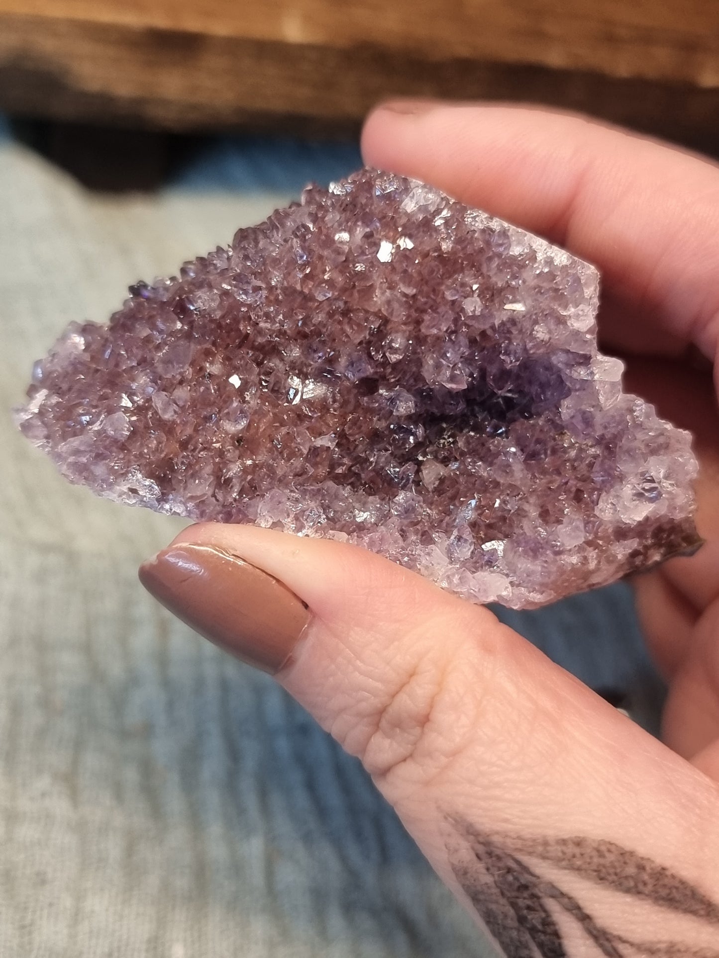 Amethyst druzy pieces