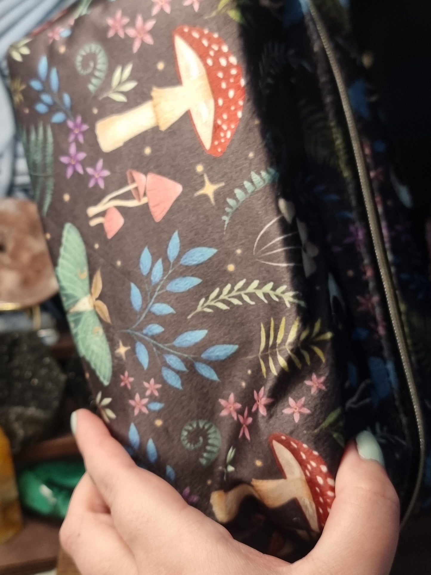 Dark forest make up bag