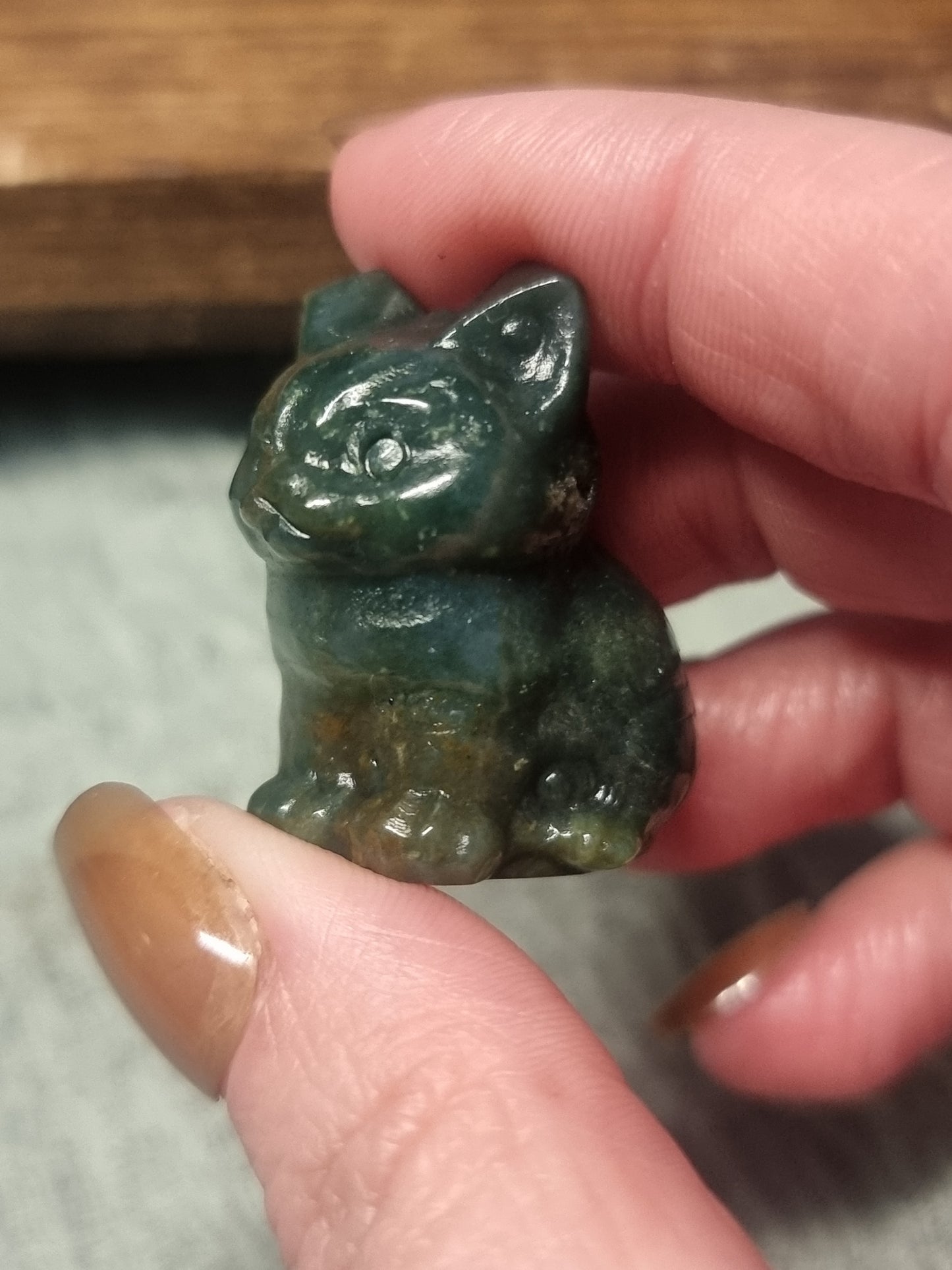 Cat carvings