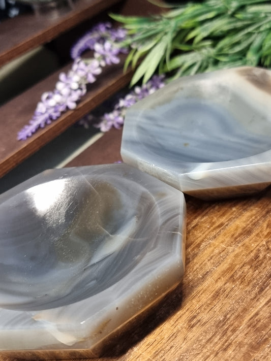 Agate bowls