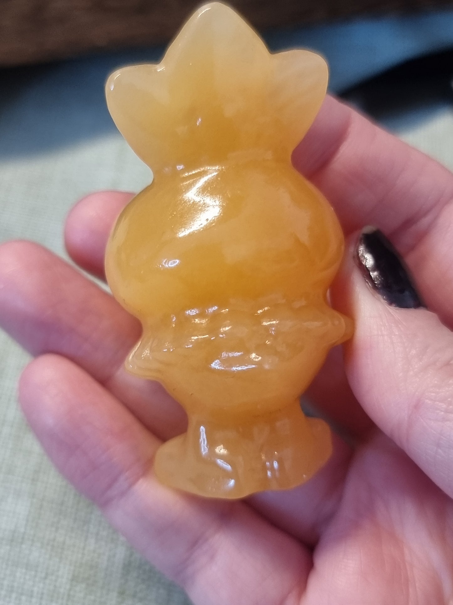 Orange calcite torchic pokemon