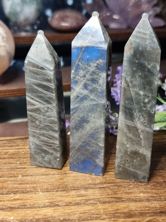 Labradorite towers