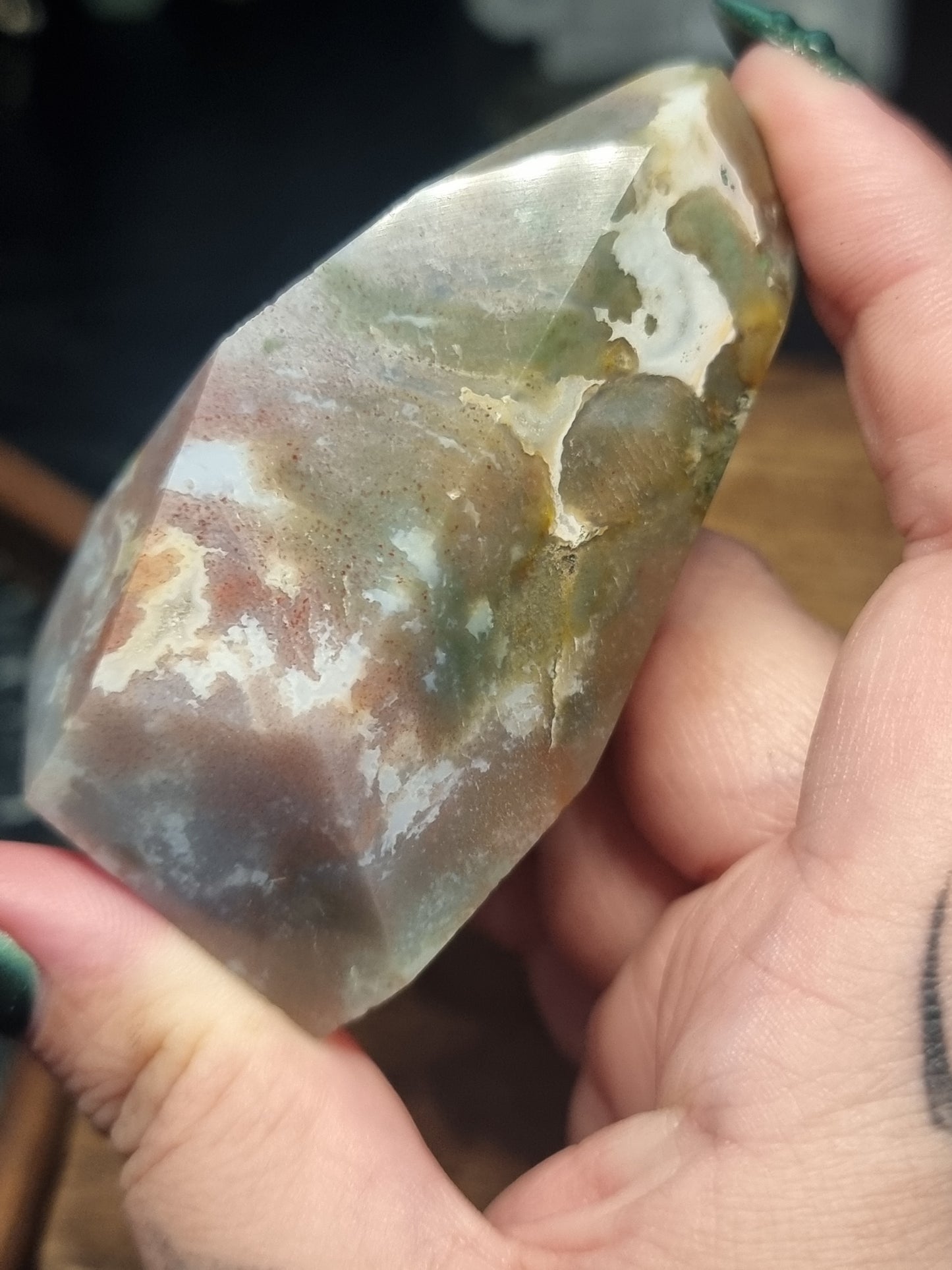 Ocean jasper freeforms