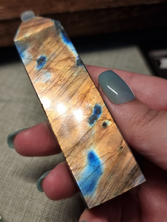 Labradorite towers
