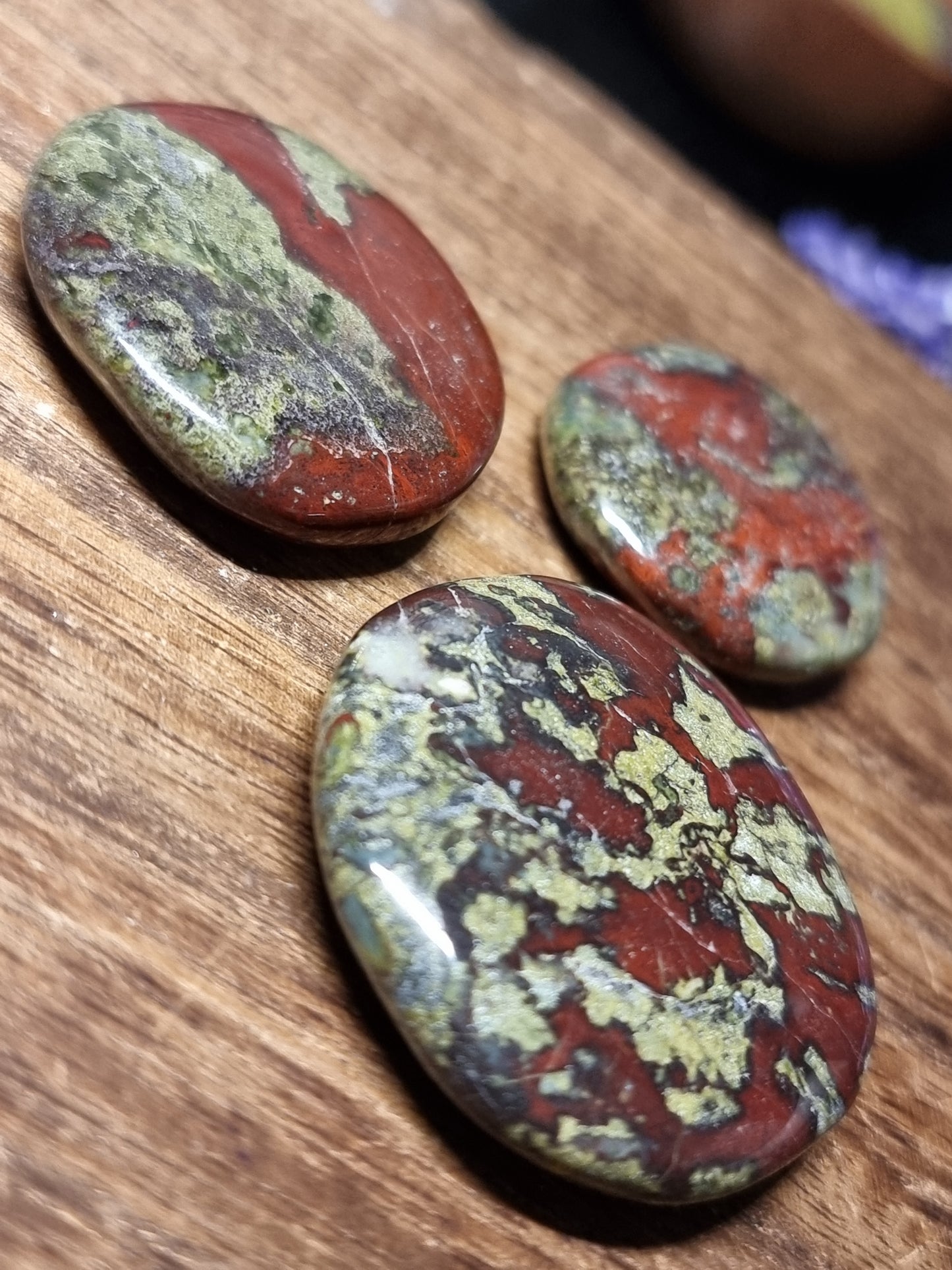 Dragonblood jasper flatstones