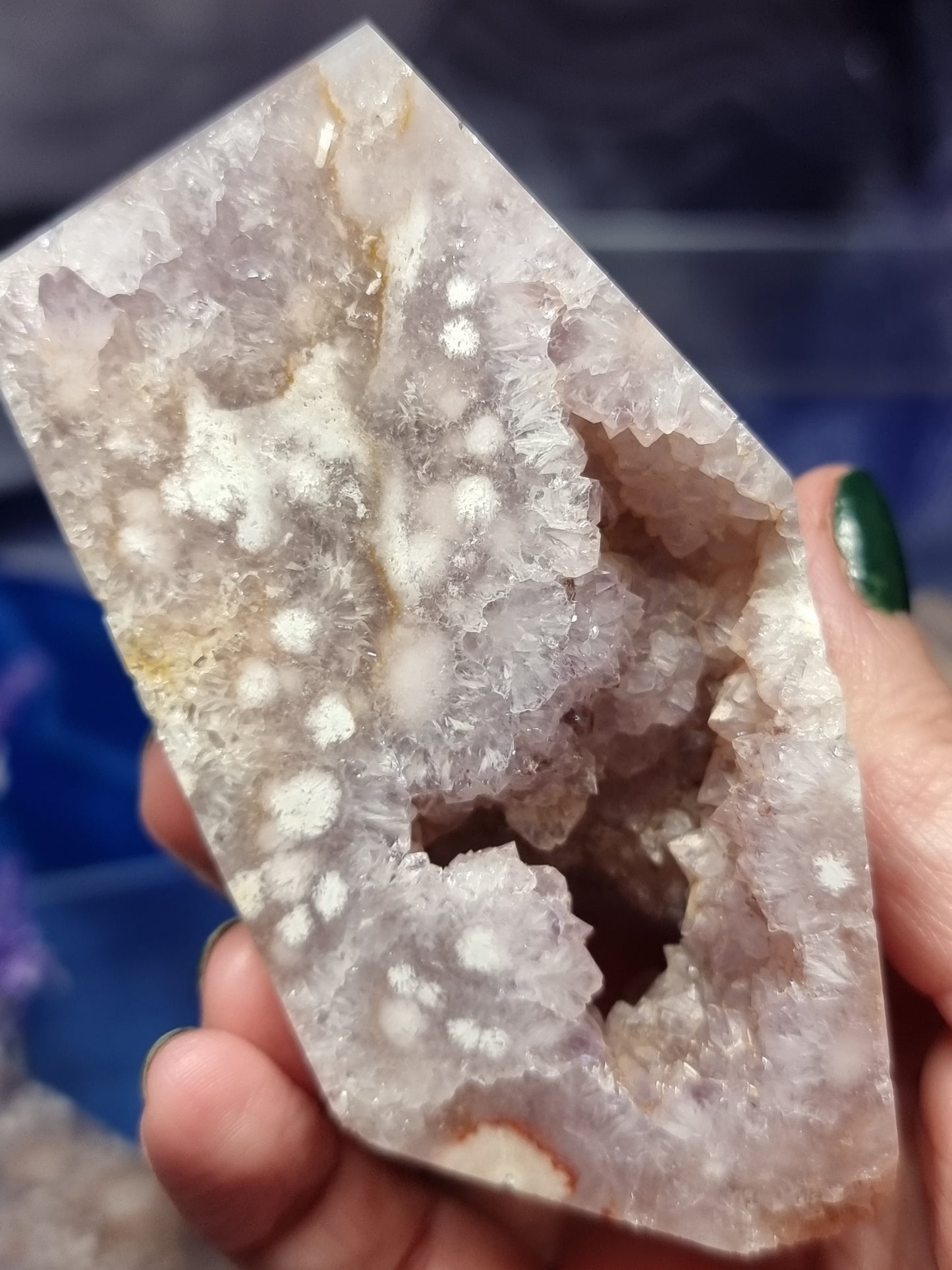 Pink amethyst freeforms