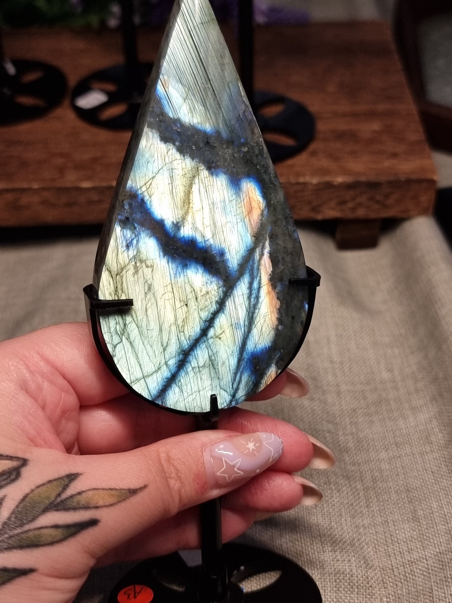 Labradorite teardrops