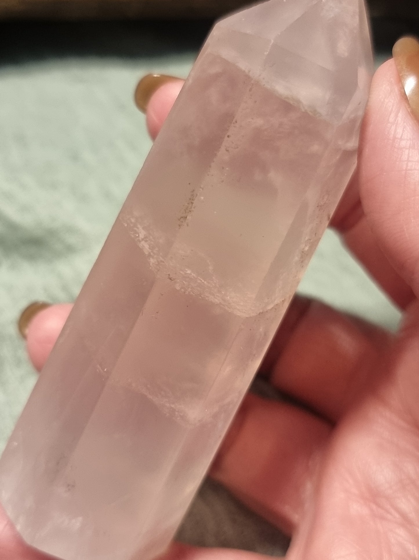Rose quartz towers