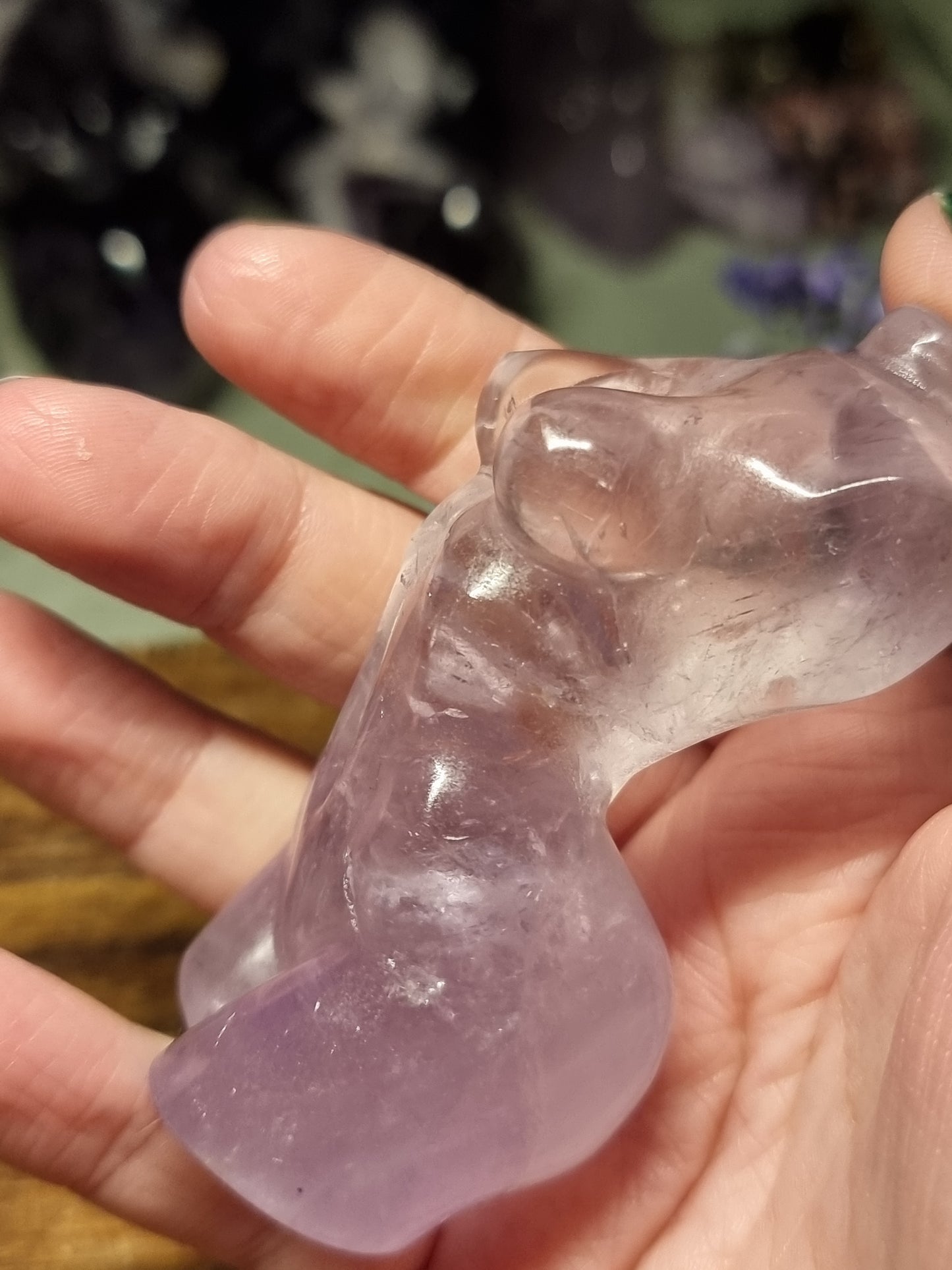 Amethyst body carving A