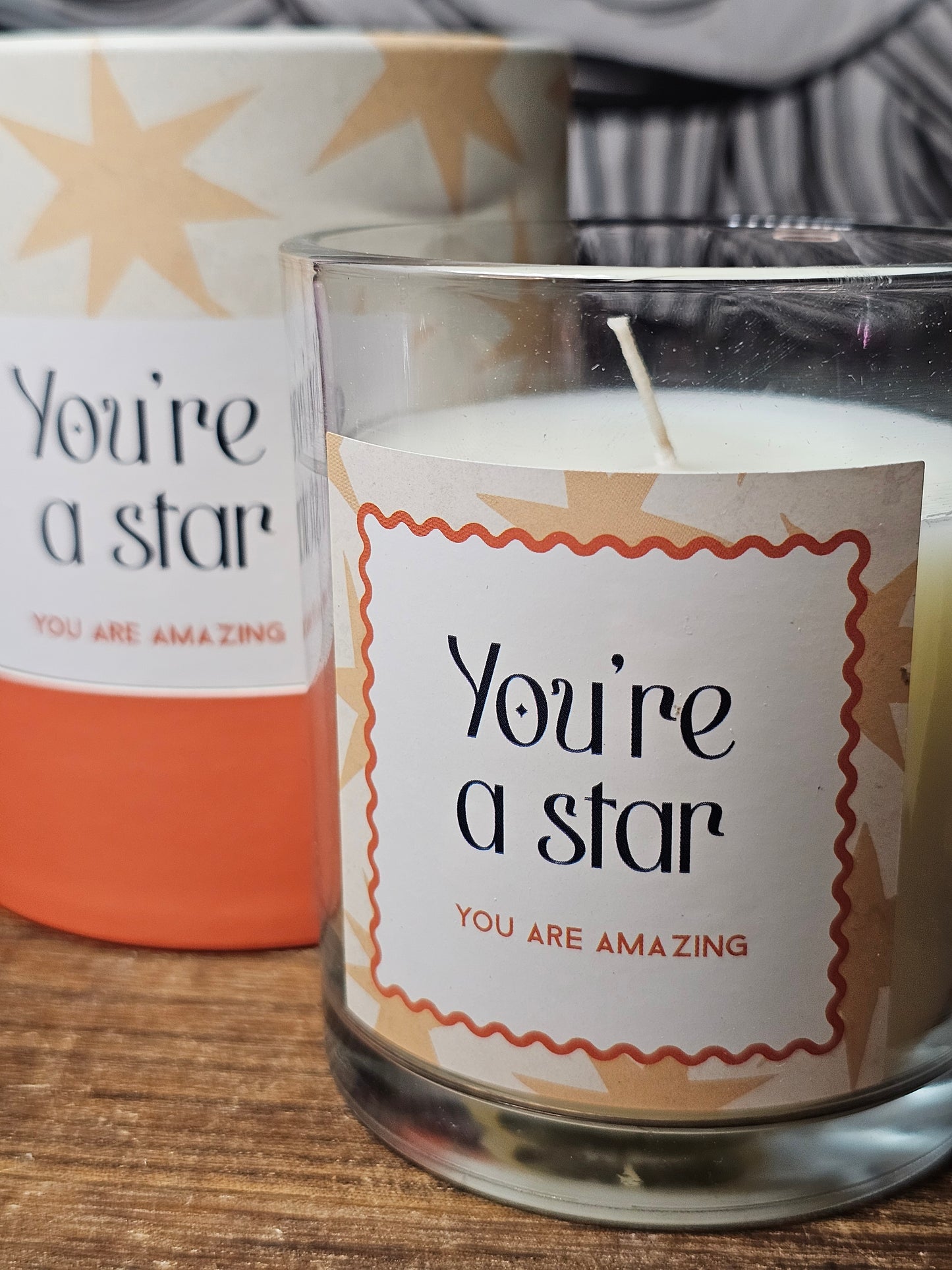 You're a star - salted caramel candle
